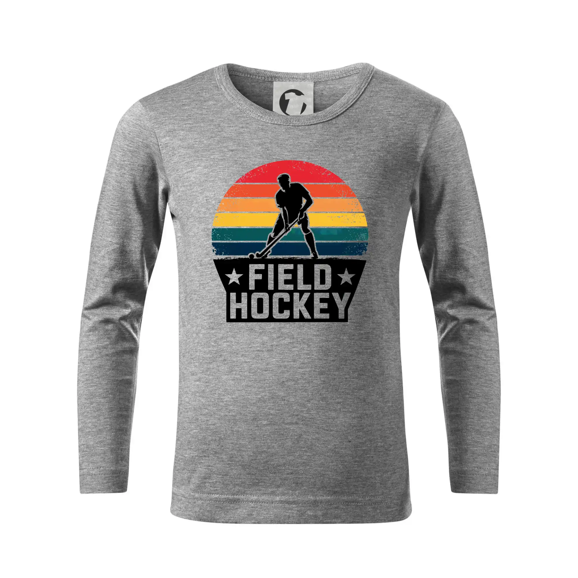 Ostatné športy - Field hockey vintage kruh - Tričko detské Long Sleeve