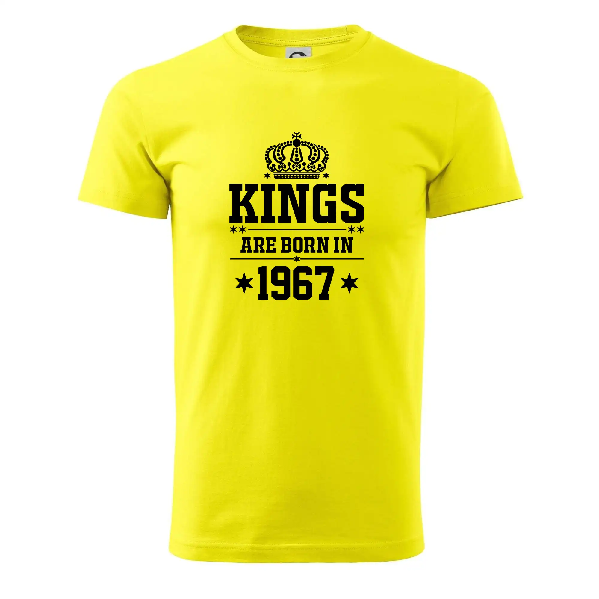 Trička s ročníkom 1967 - Kings are born in 1967 - Pánske tričko nižšej gramáže