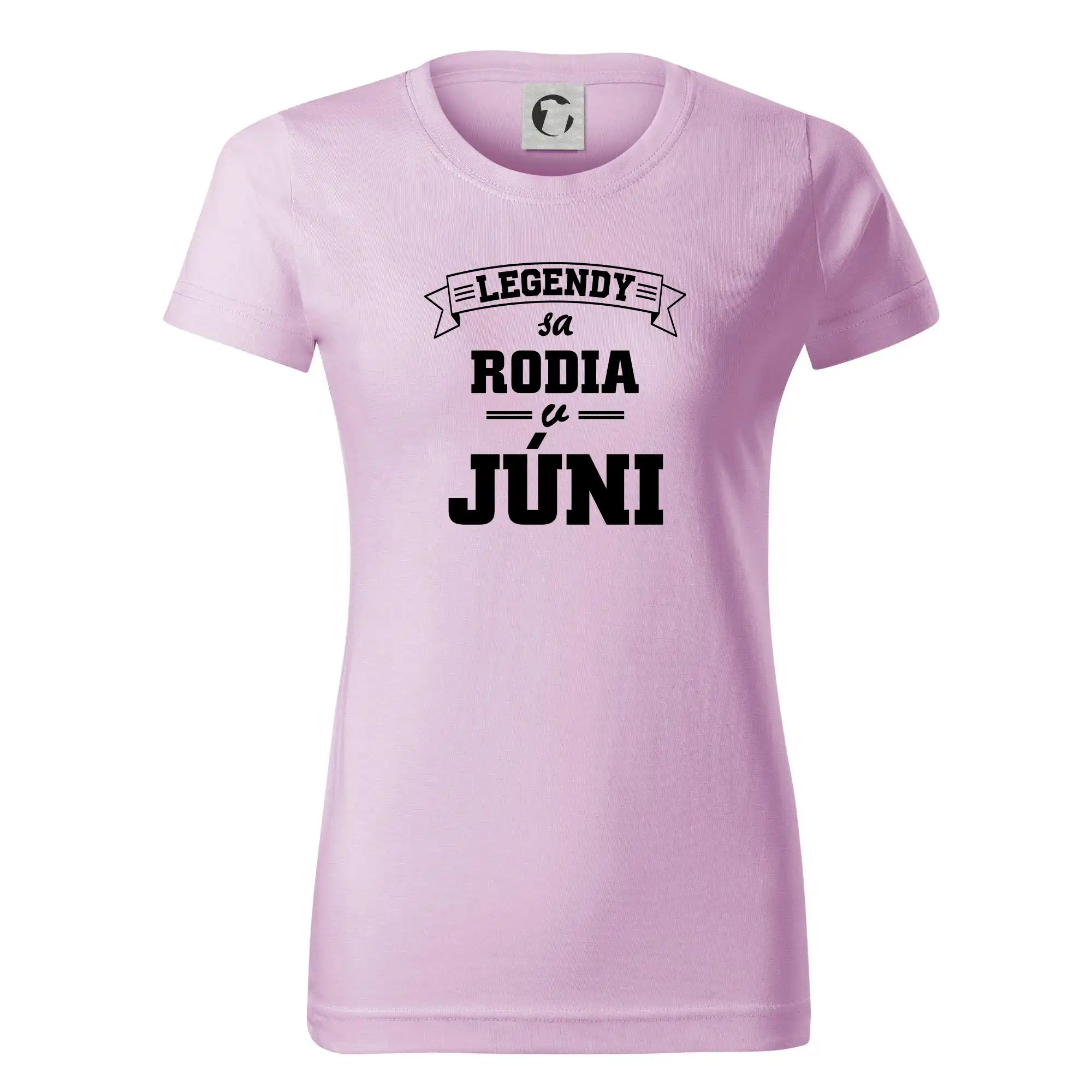 Tričká pre narodených v júni - Legendy sa rodia v júni - Dámske tričko basic - ľahko voľnejšie a dlhšie