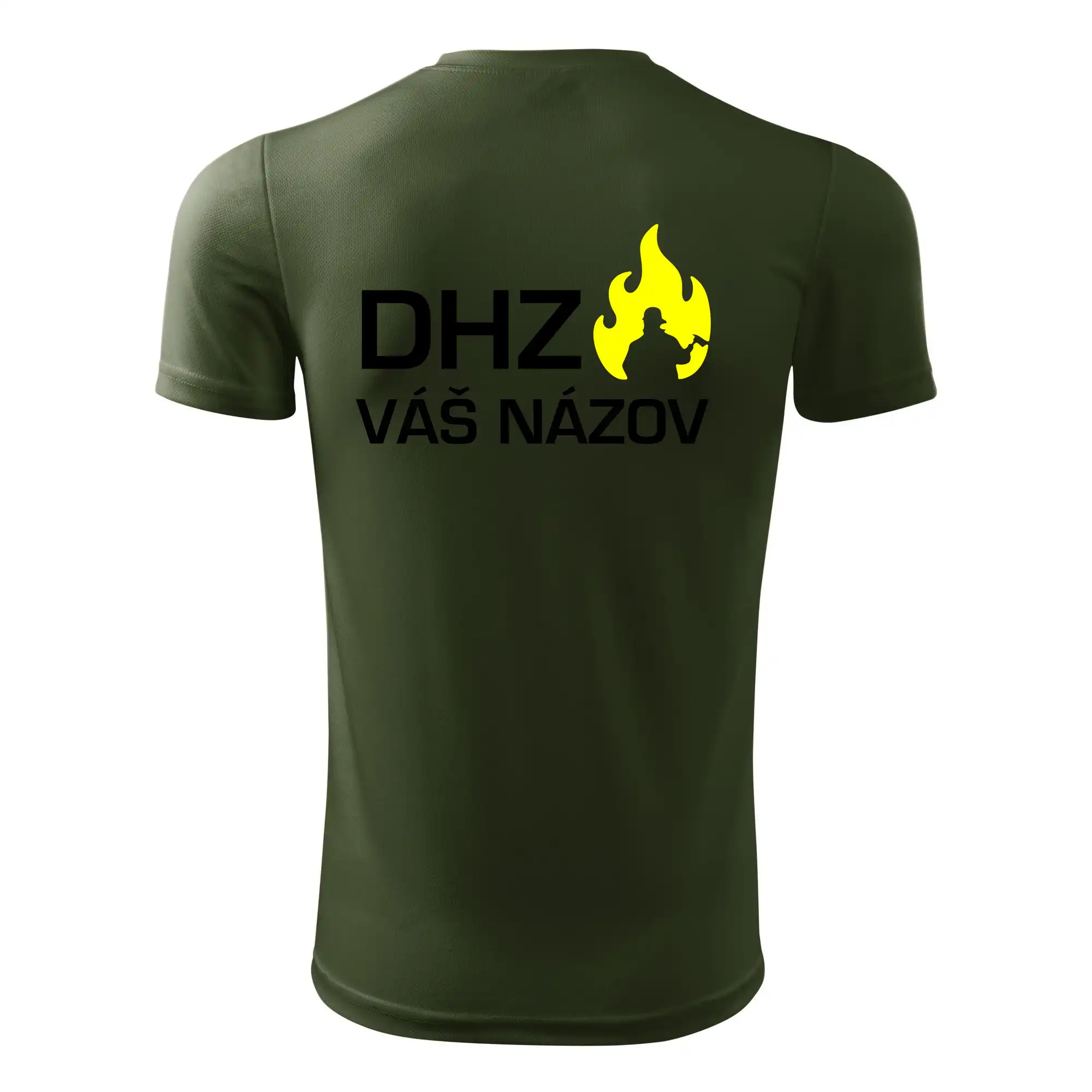 DHZ - Váš názov - FLUO + Reflexná potlač