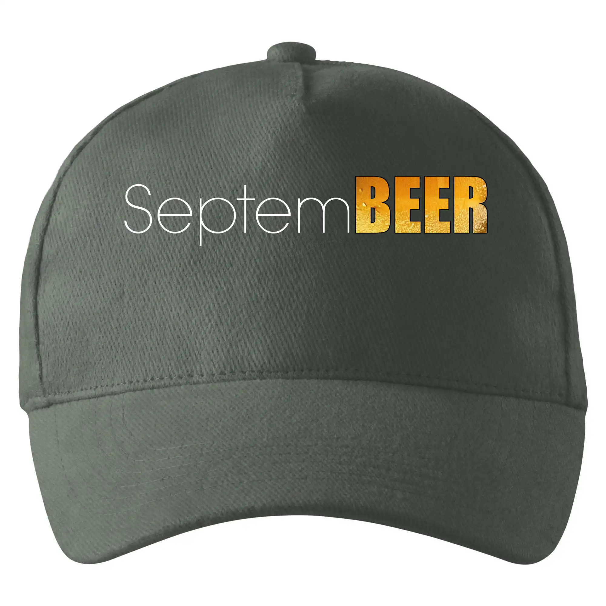 Vtipná tričká pre pivárov - Pivné mesiace - septeBEER - Šiltovka so zahnutým šiltom a mosaznou sponou