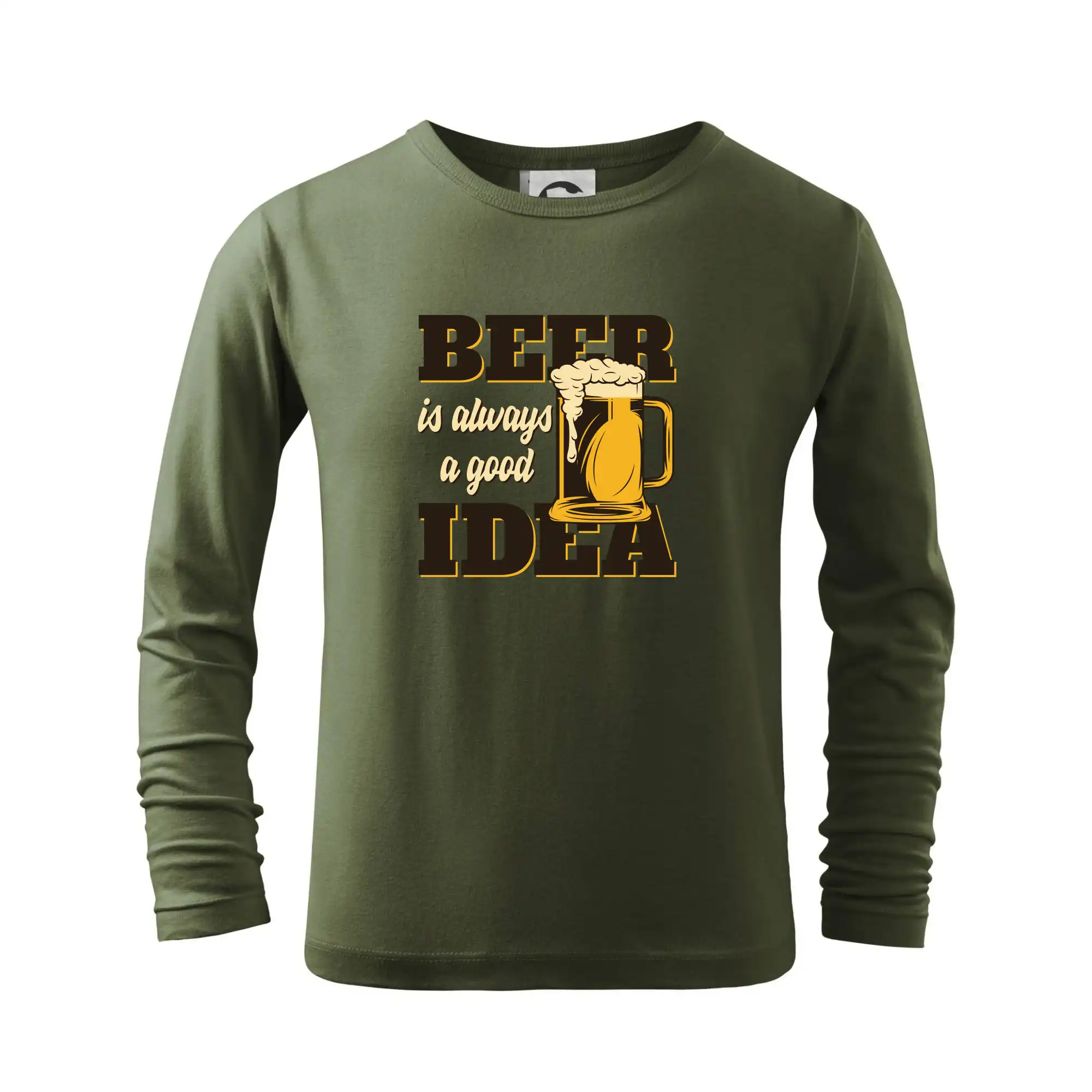 Vtipná tričká pre pivárov - Beer idea - Tričko detské Long Sleeve