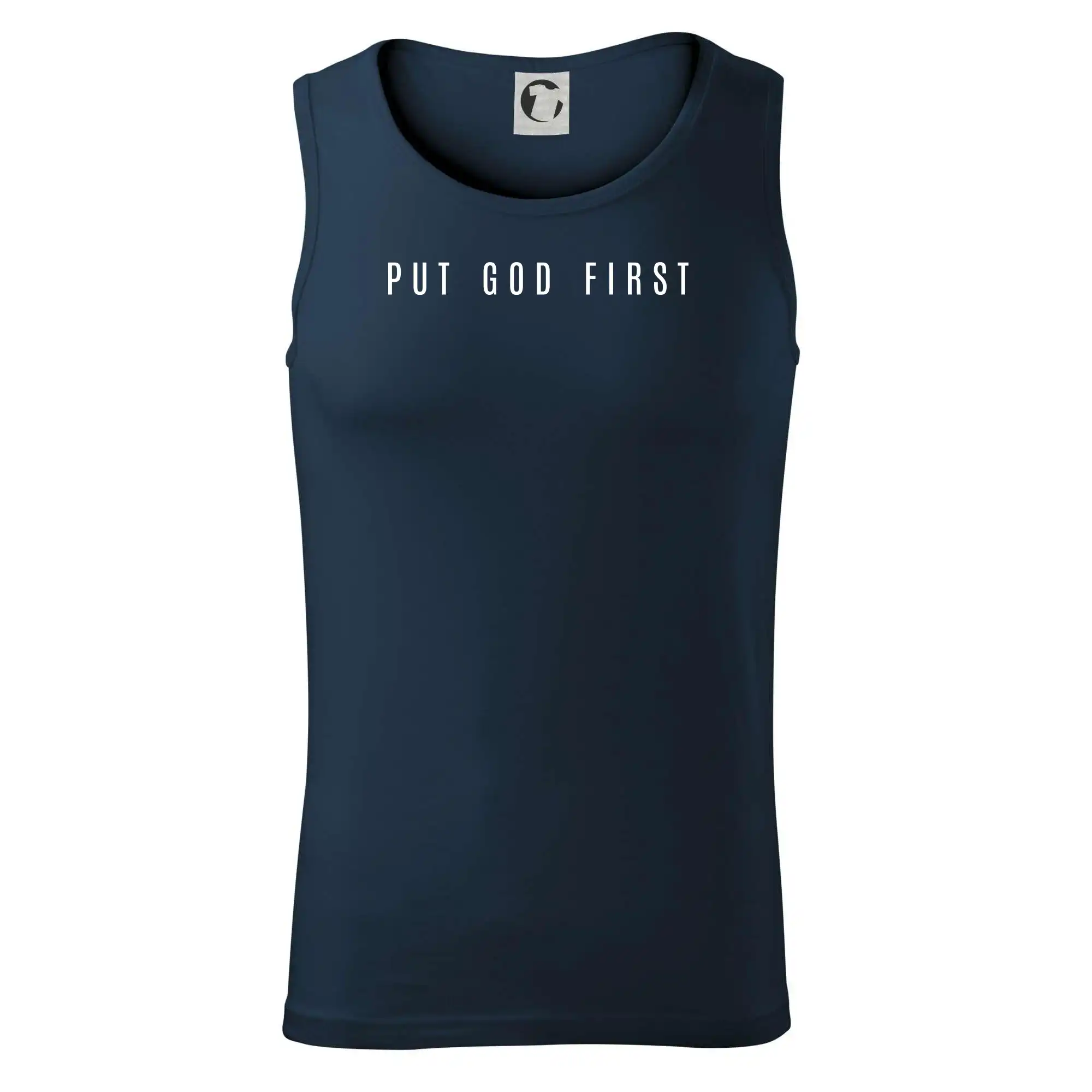Put God first slabý nápis