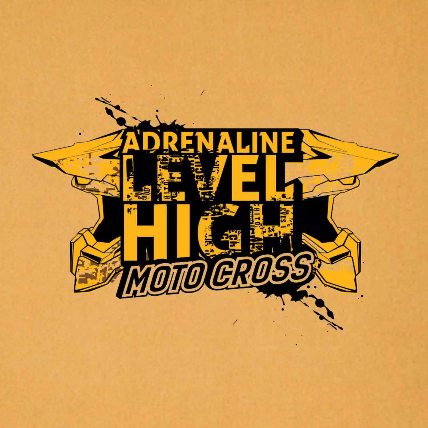 Motocross adrenaline level high