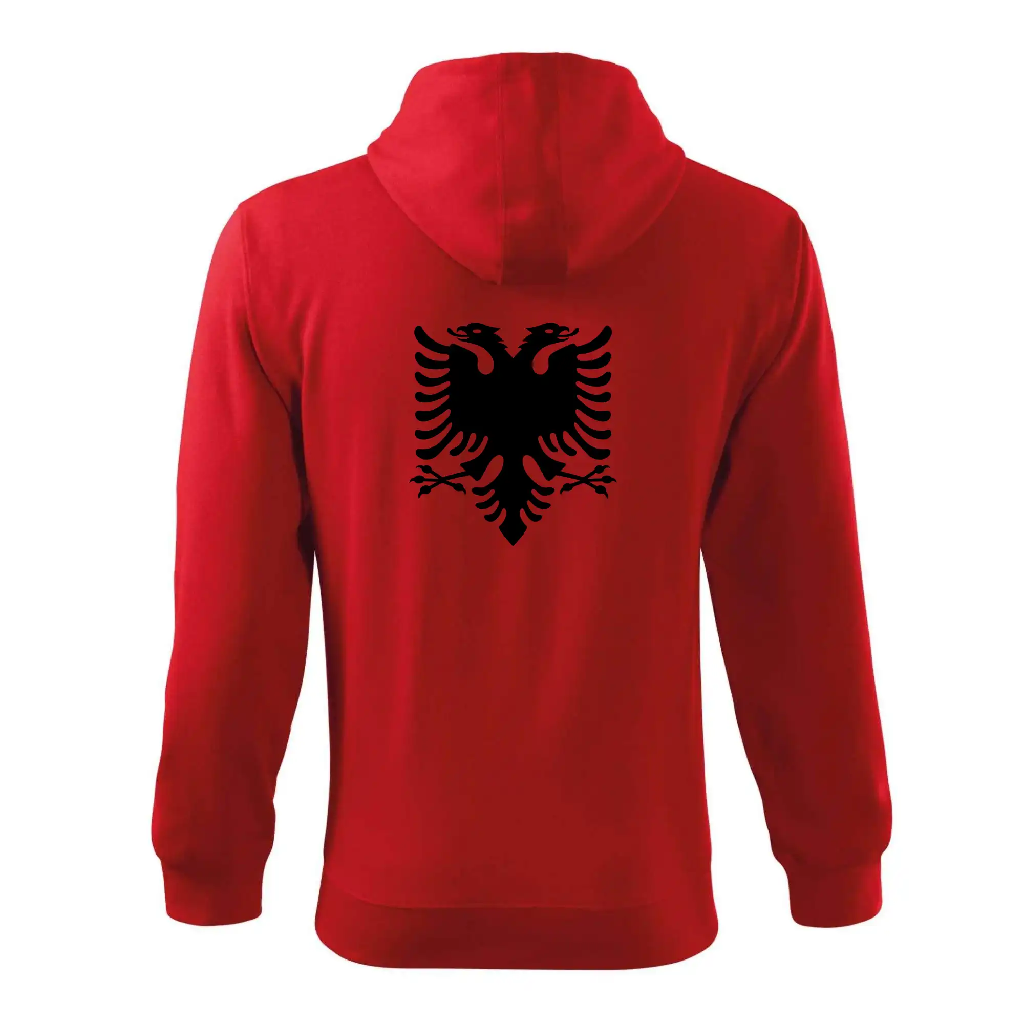 Ostatné mestá / miesta - Albánsko orlice - Mikina s kapucňou na zips trendy zipper
