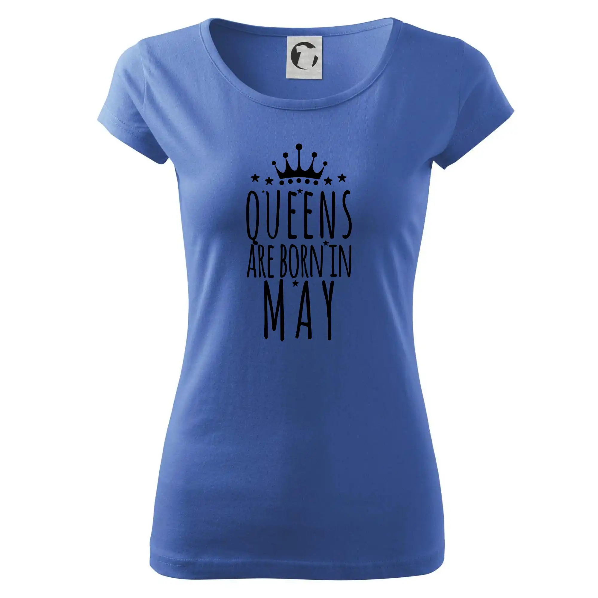 Tričká pre narodených v máji - Queens are born in May - Dámske tričko Pure