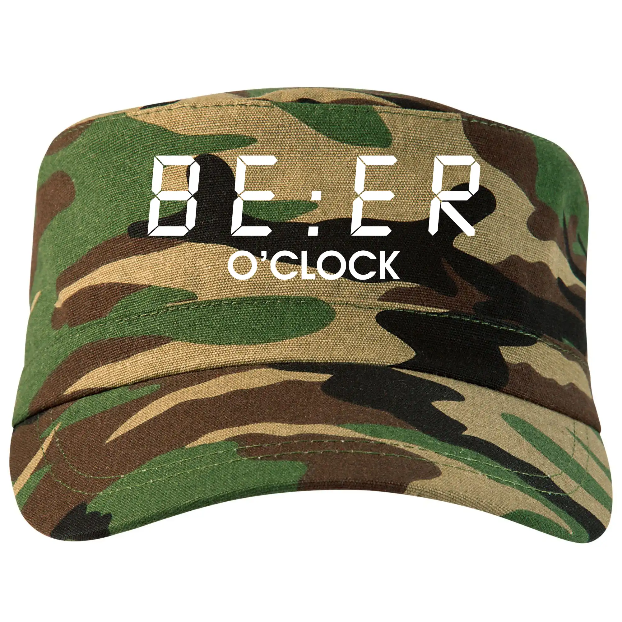 Vtipná tričká pre pivárov - Beer hodiny - Šiltovka CAMO