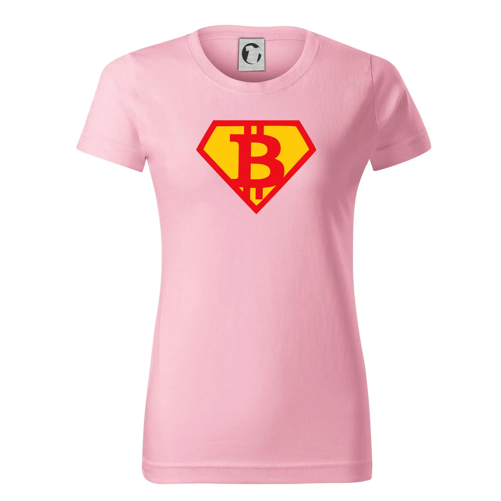 SuperBitcoin - Dámske tričko basic - ľahko voľnejšie a dlhšie