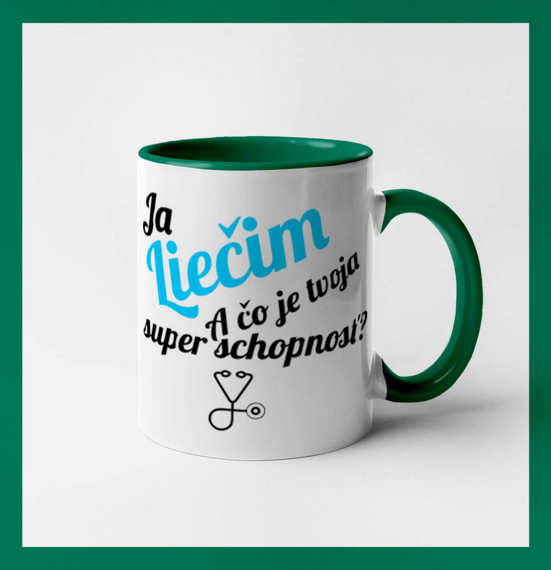 Já liečim - tvoja super schopnosť - šikmý - Hrnček 