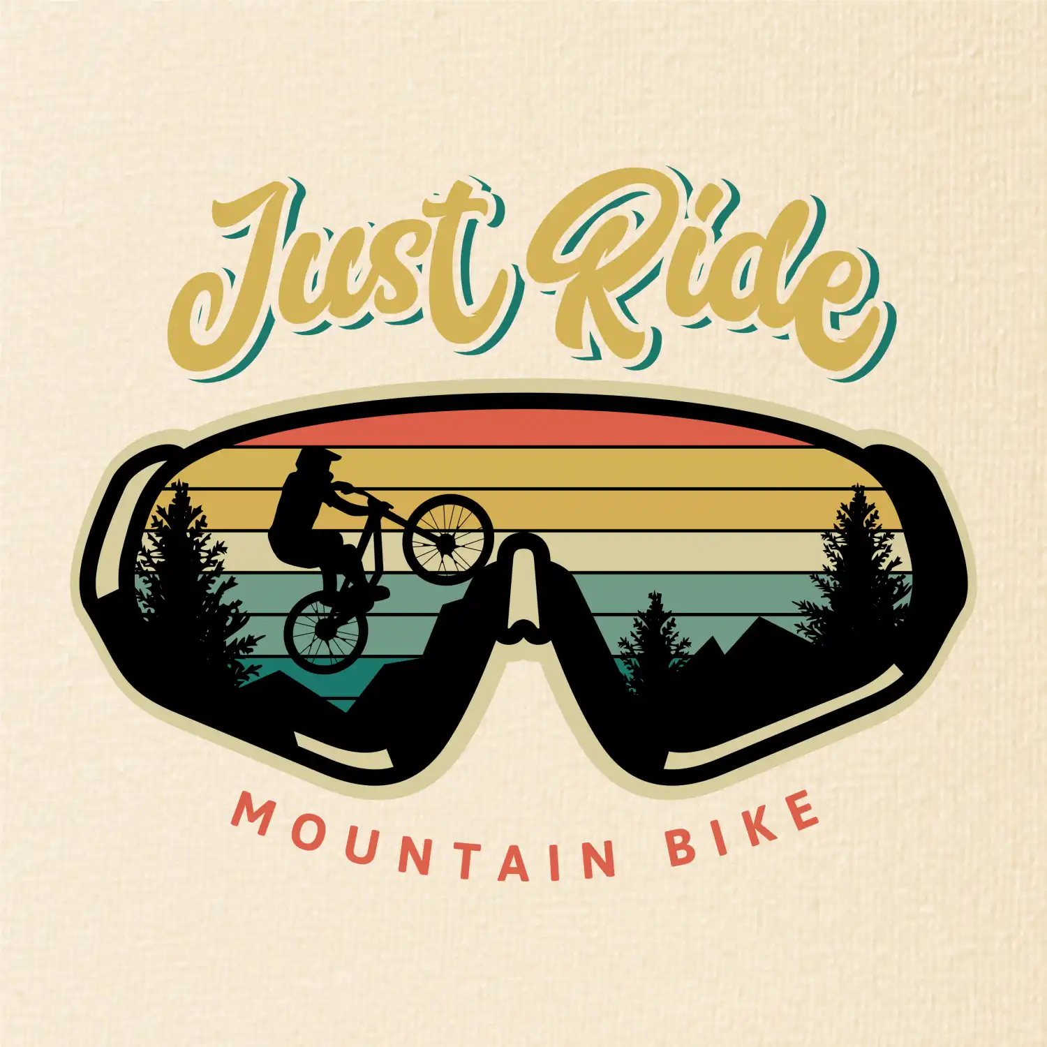 Just ride mountain bike