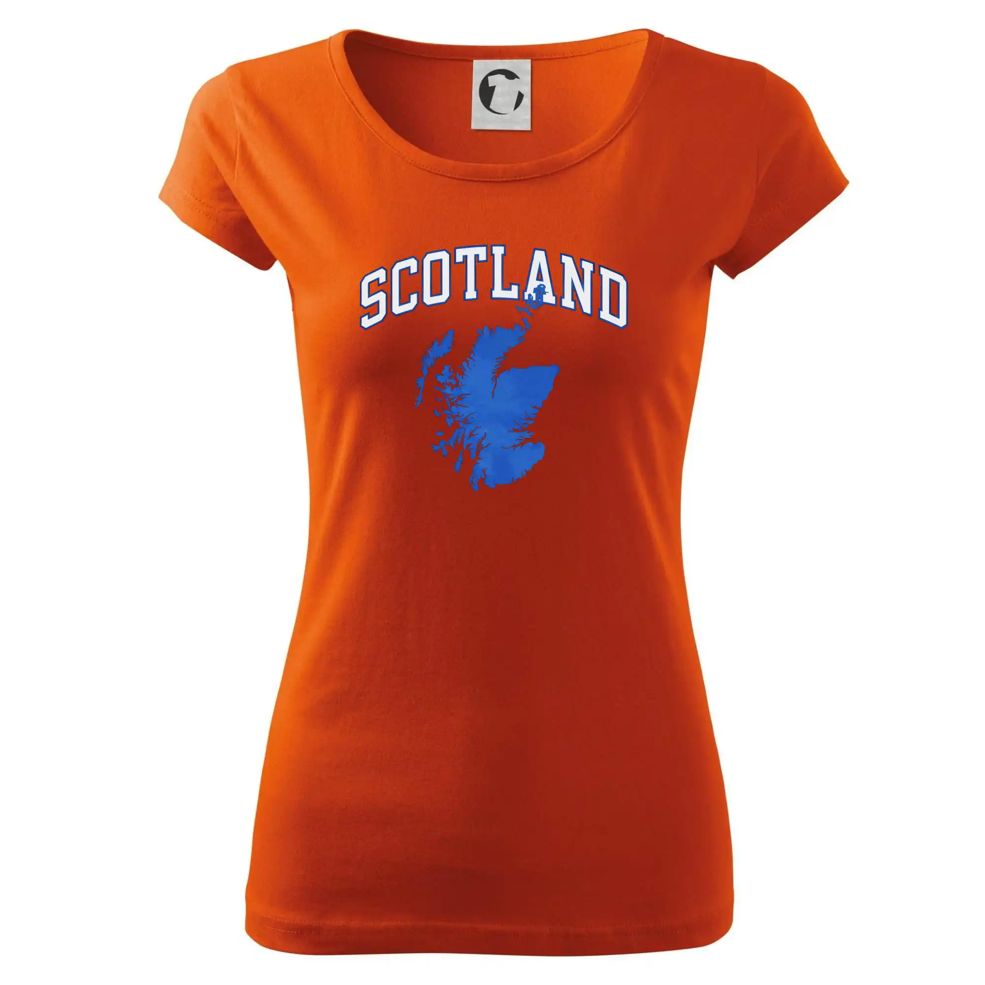 Scotland nápis s mapou