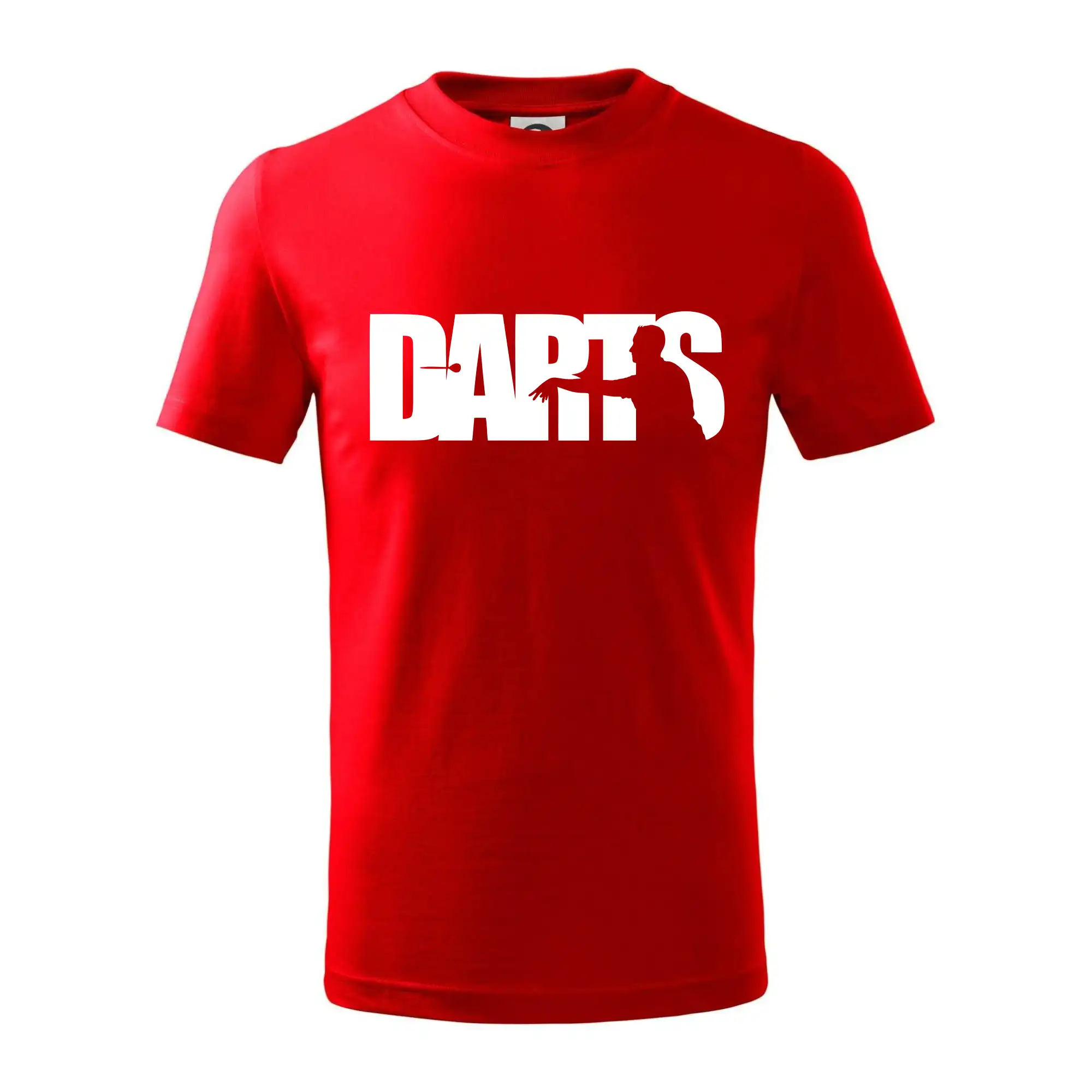 Darts - nápis se šipkařem