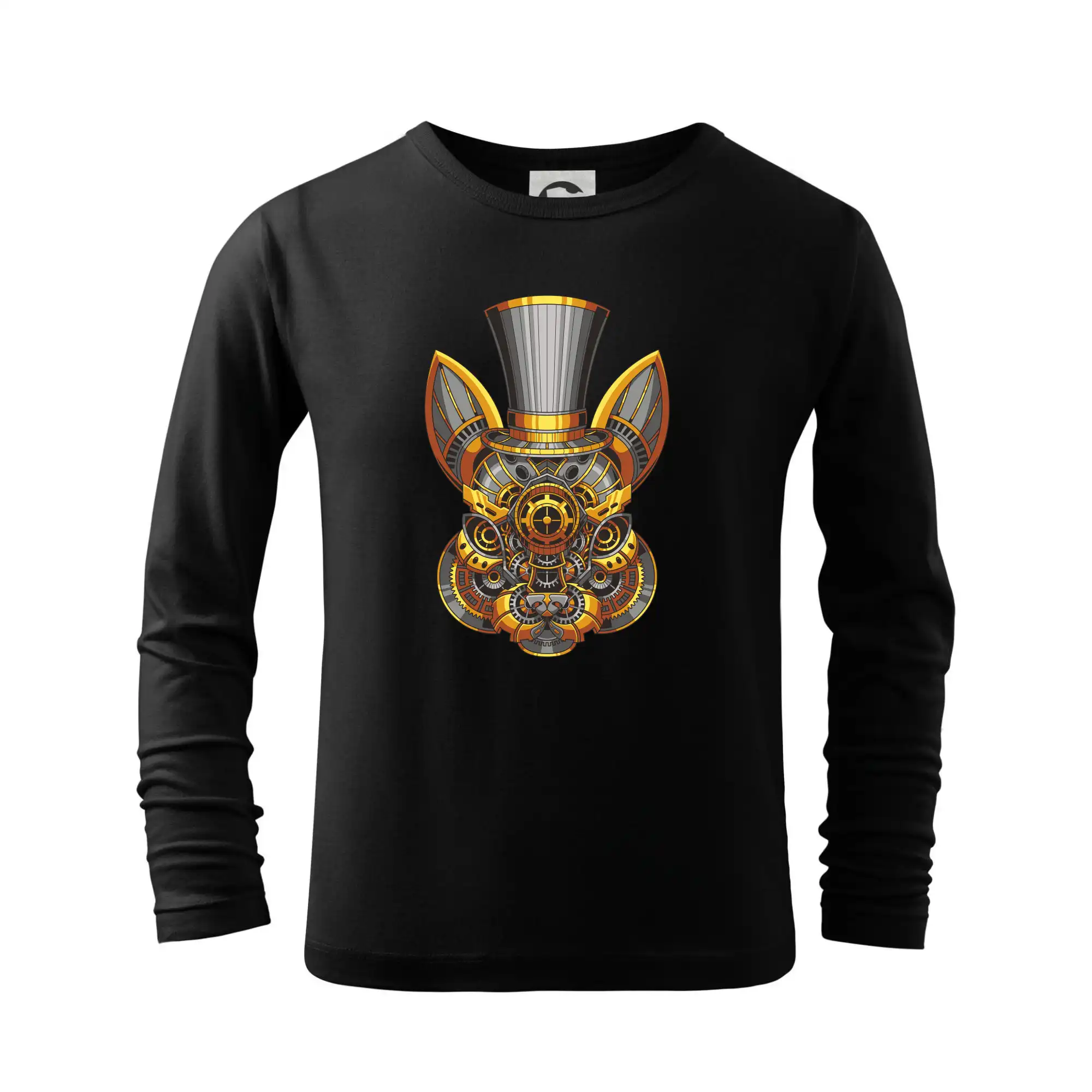 Tričká s potlačou steampunk - Steampunk králik - Tričko detské Long Sleeve