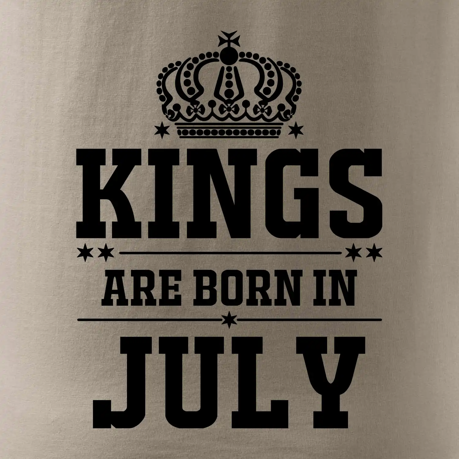 Kings are born in July