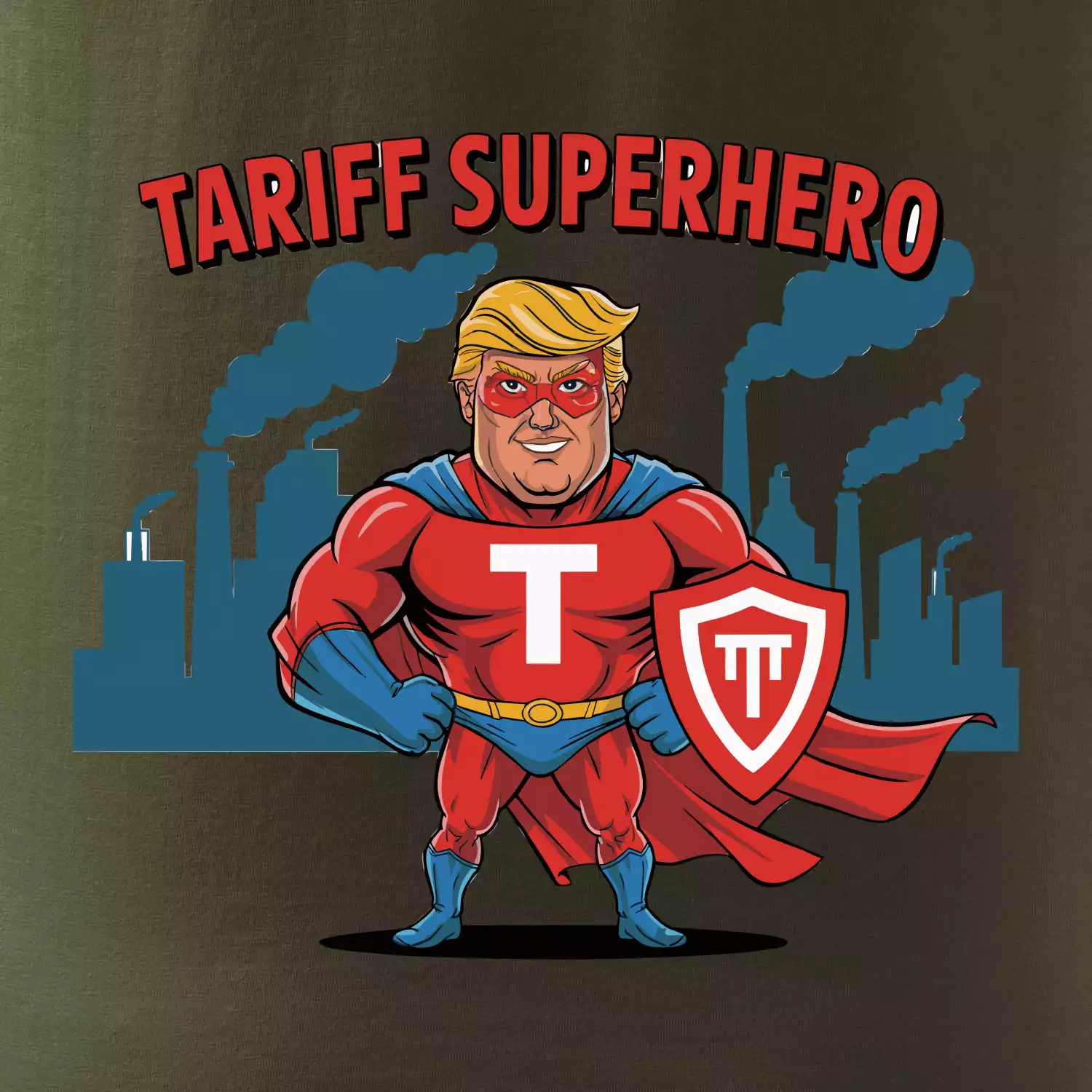 Tariff Superhero Trump