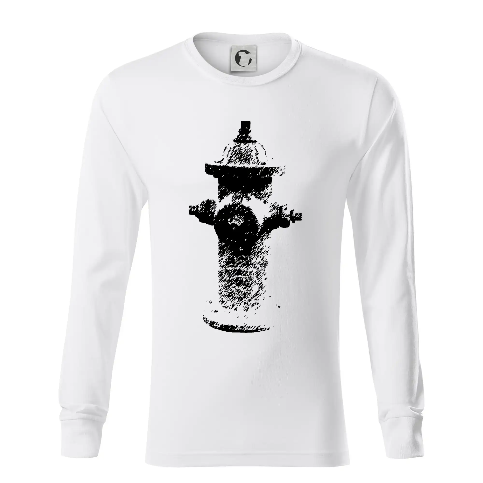 Originálne tričká pre hasičov - Hasičský hydrant americký - Tričko s dlhým rukávom LS R05