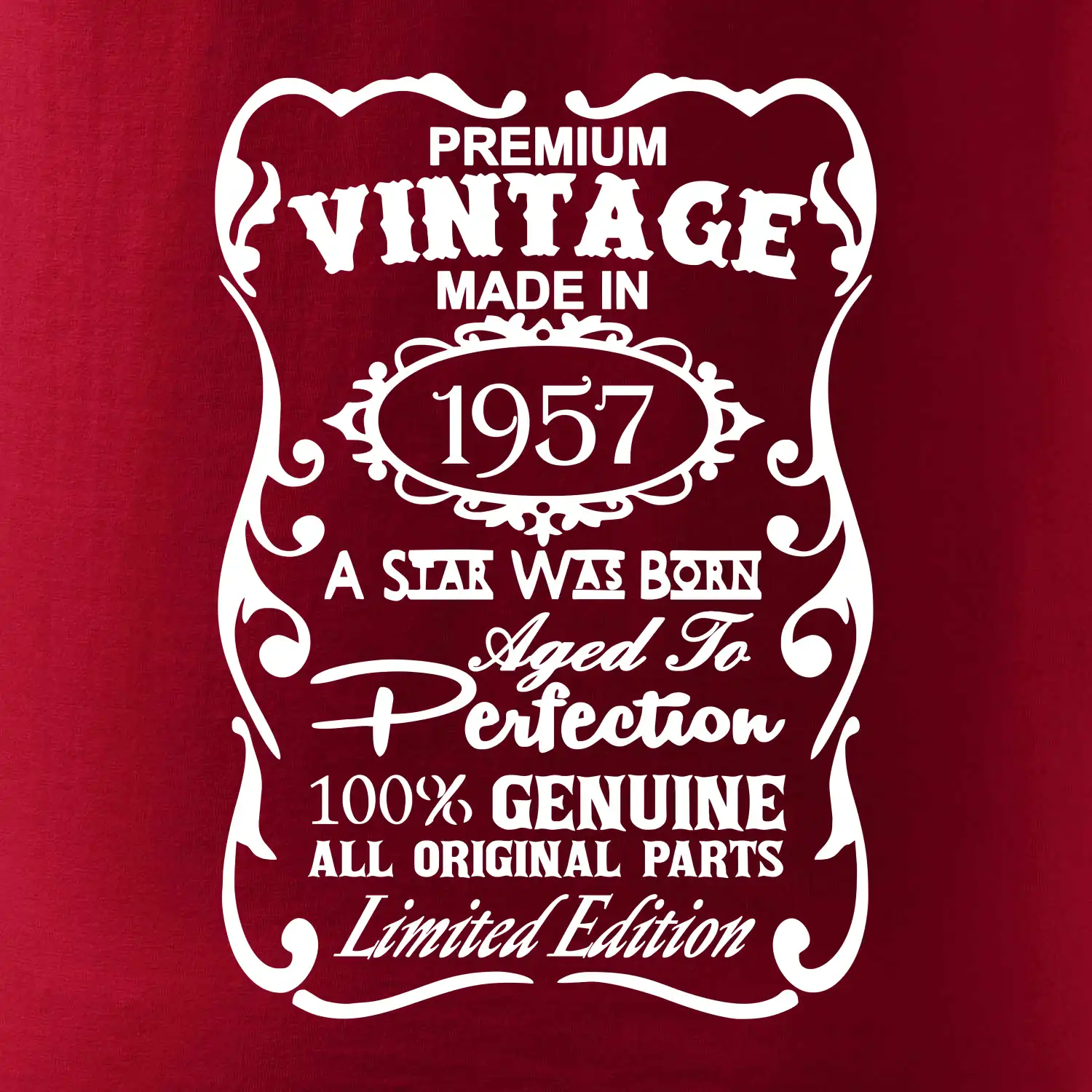 Vintage Etiketa - 1957