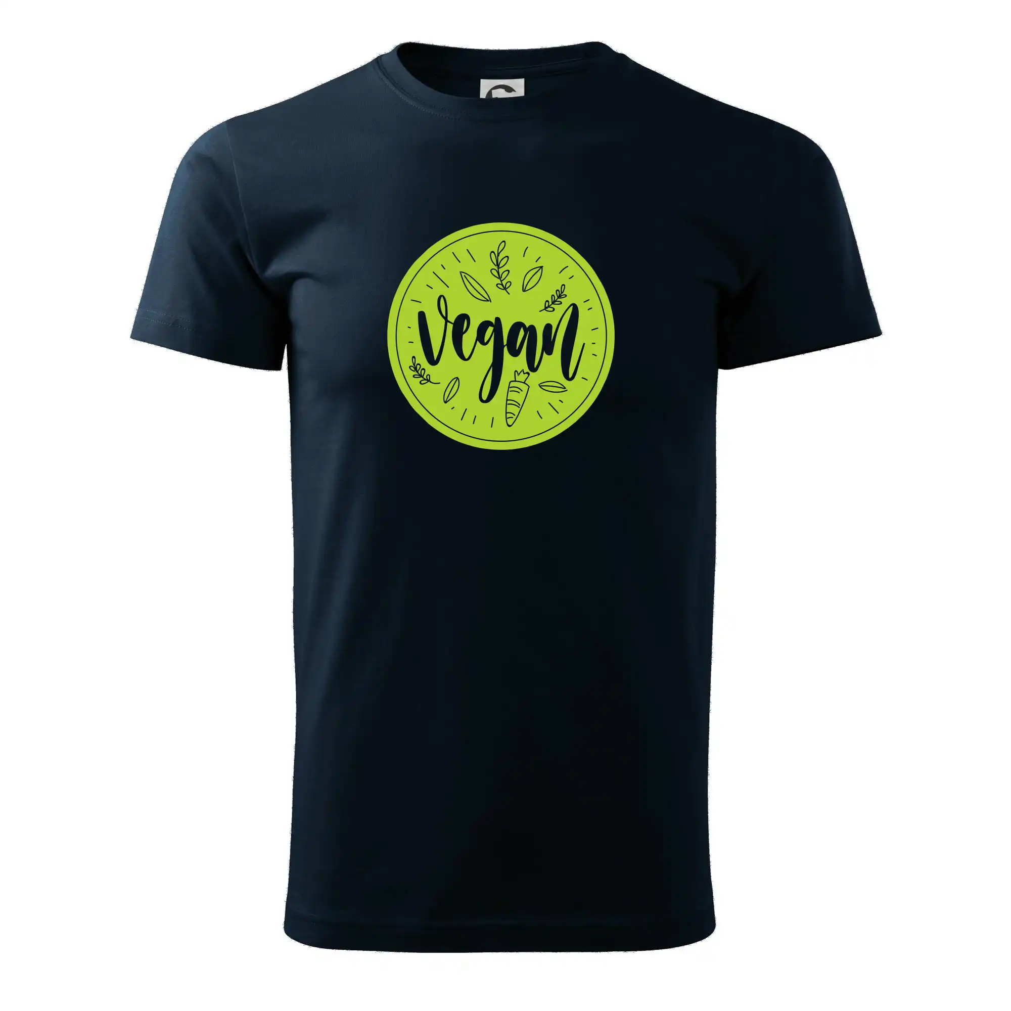 Životný štýl - Vegan zelenina v kruhu - Pánske tričko nižšej gramáže