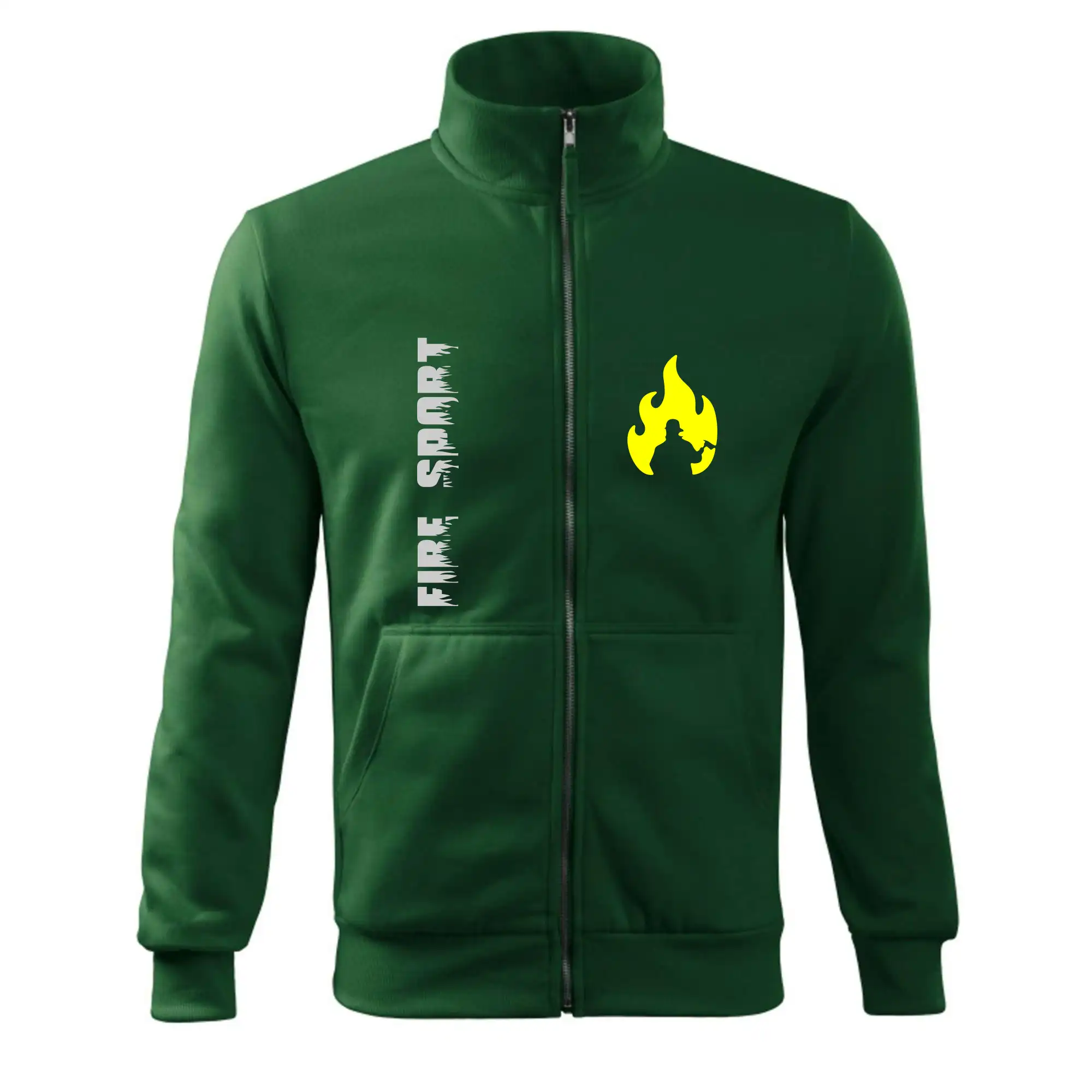 Originálne tričká pre hasičov - Hasiči - Váš názov - FLUO + Reflexná potlač - Mikina bez kapucne Adventure