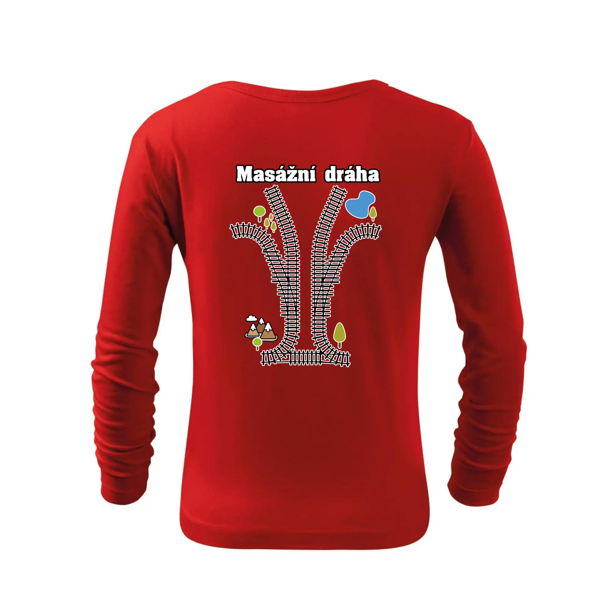 Masážna dráha - Tričko detské Long Sleeve