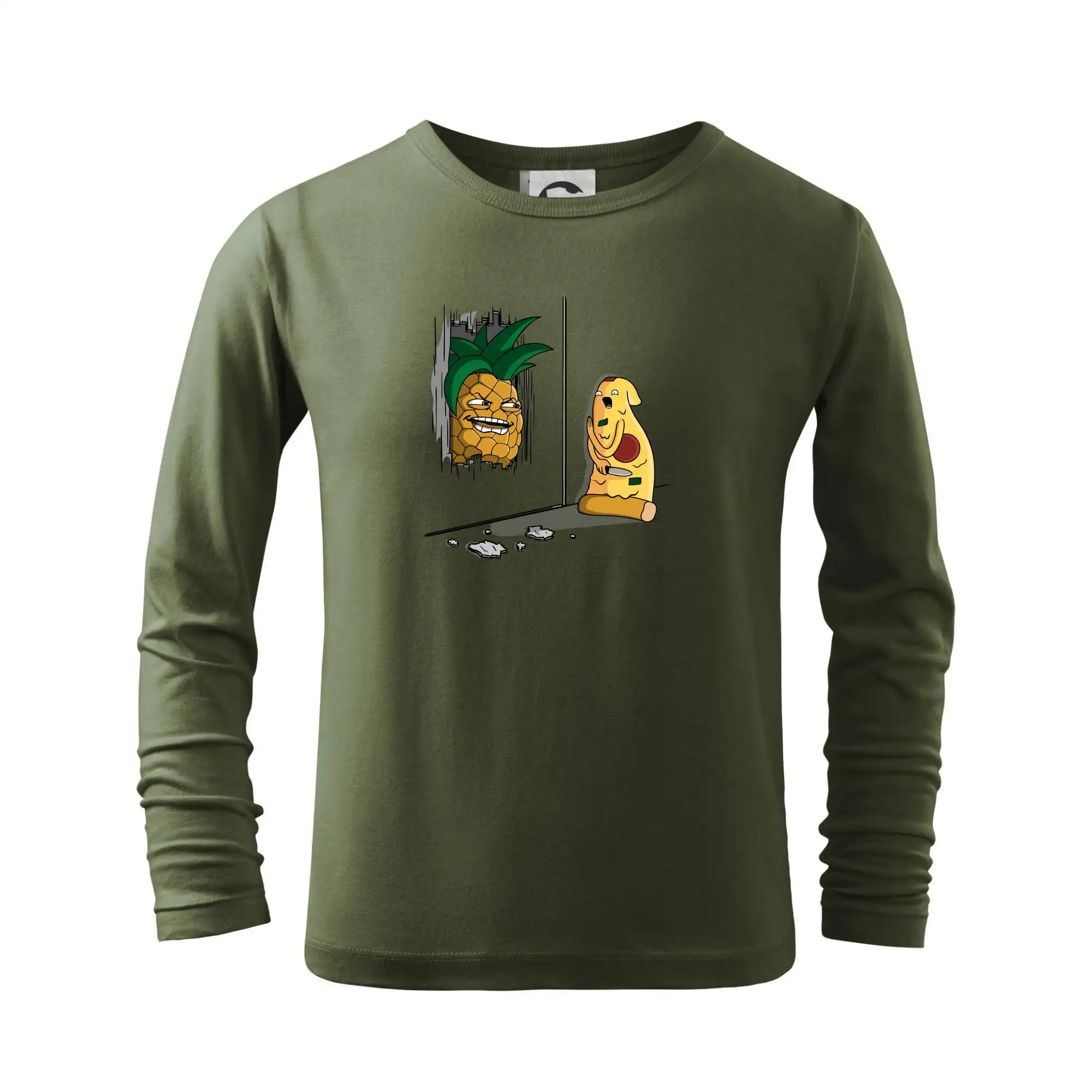 Pizza hawai - Tričko detské Long Sleeve