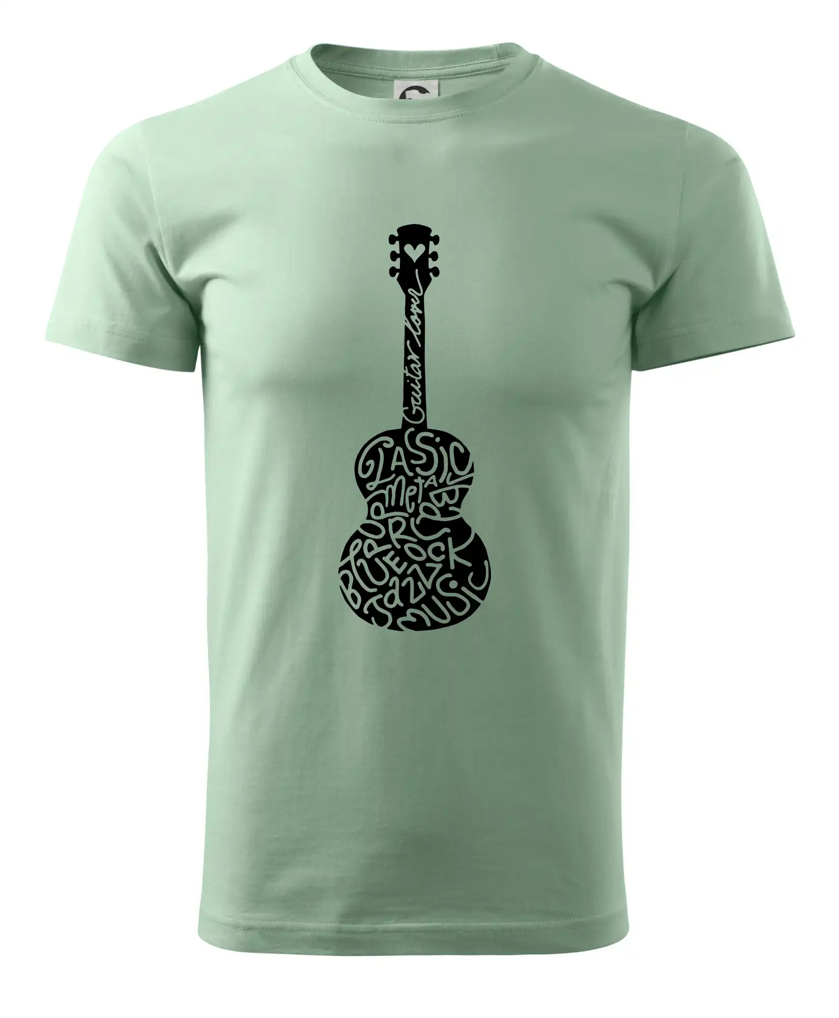 Gitara - názvy hudobných štýlov - Pánske tričko nižšej gramáže
