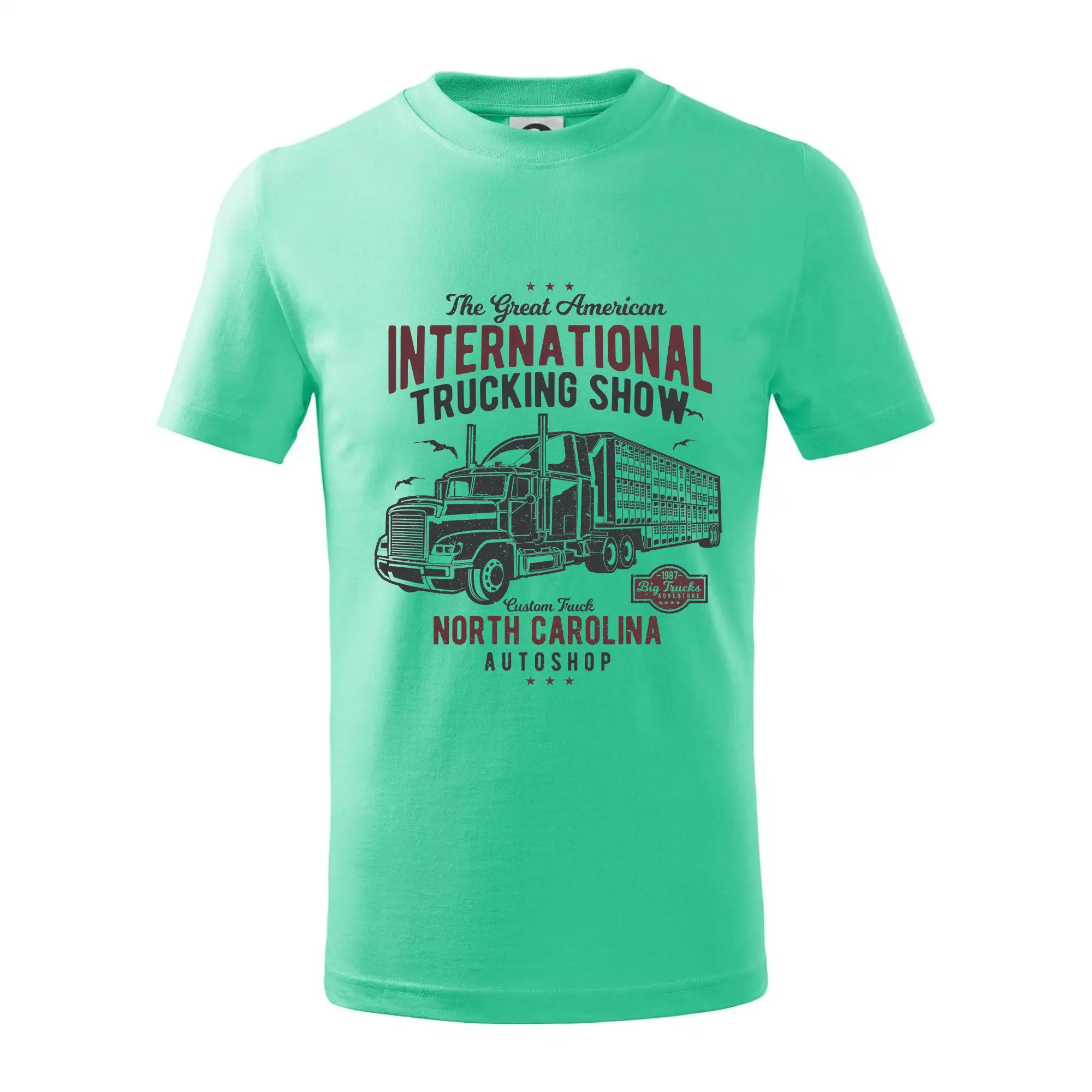 Tričká s kamionmi a nákladiakmi - Big Truck 1 - Tričko detské bavlnené