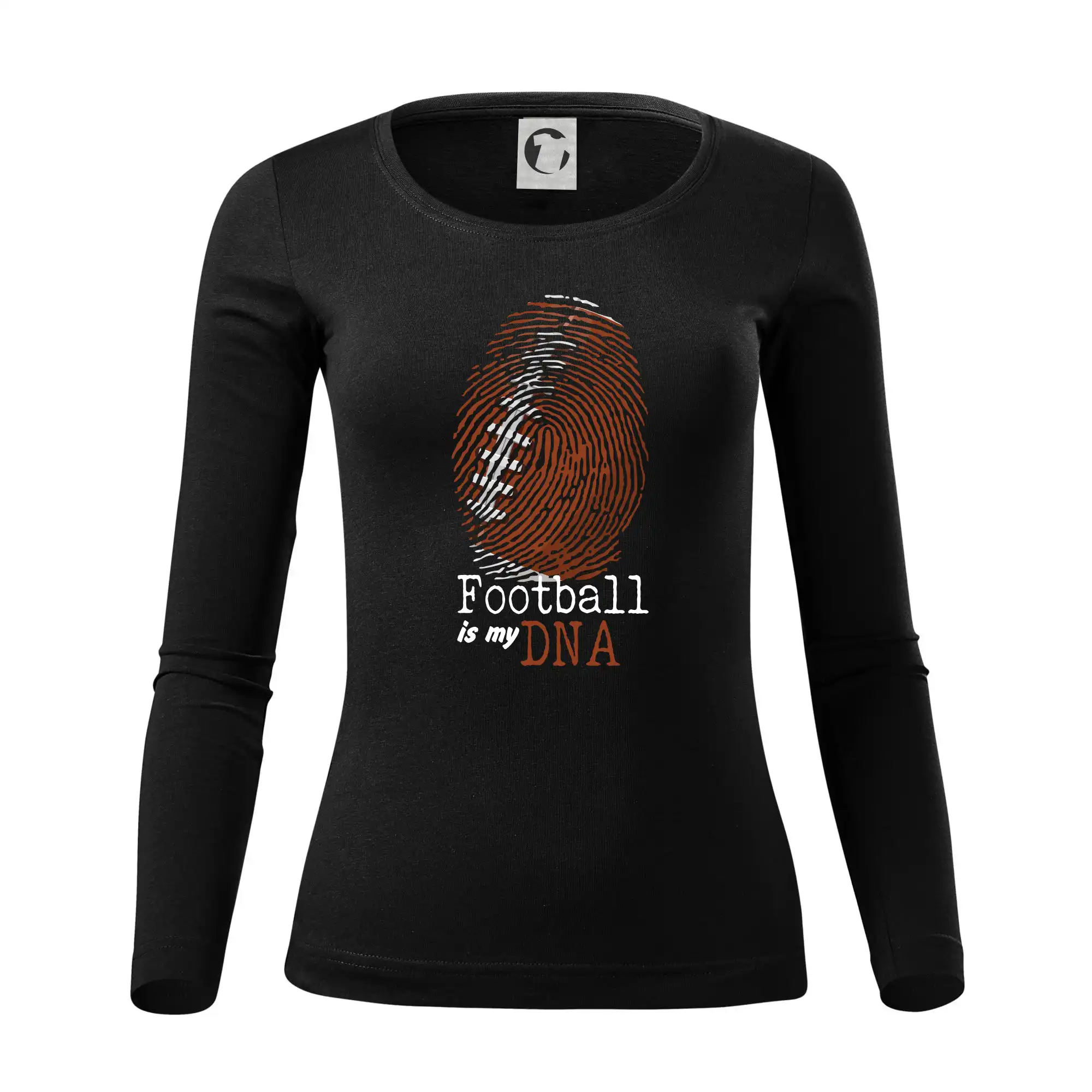 Ostatné športy - American football is my DNA - Dámske tričko FIT-T LS - zužené