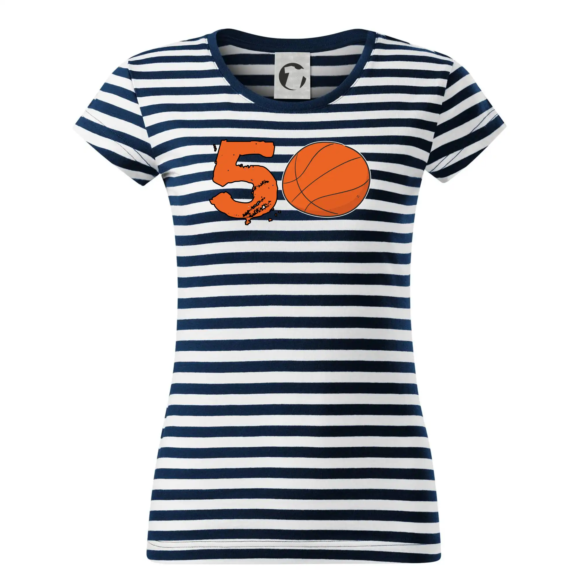 Basketbalová tričká - Basketball okrúhle narodeniny 50 - Tričko na vodu