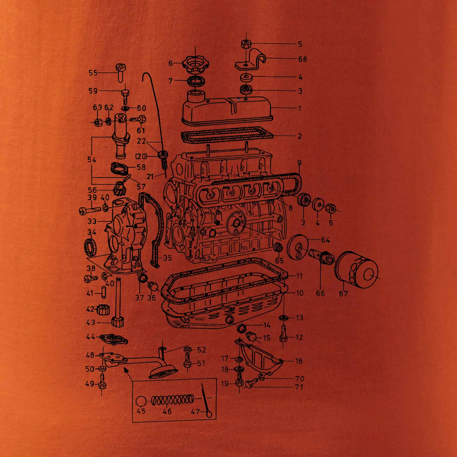 Motor škoda 105-136