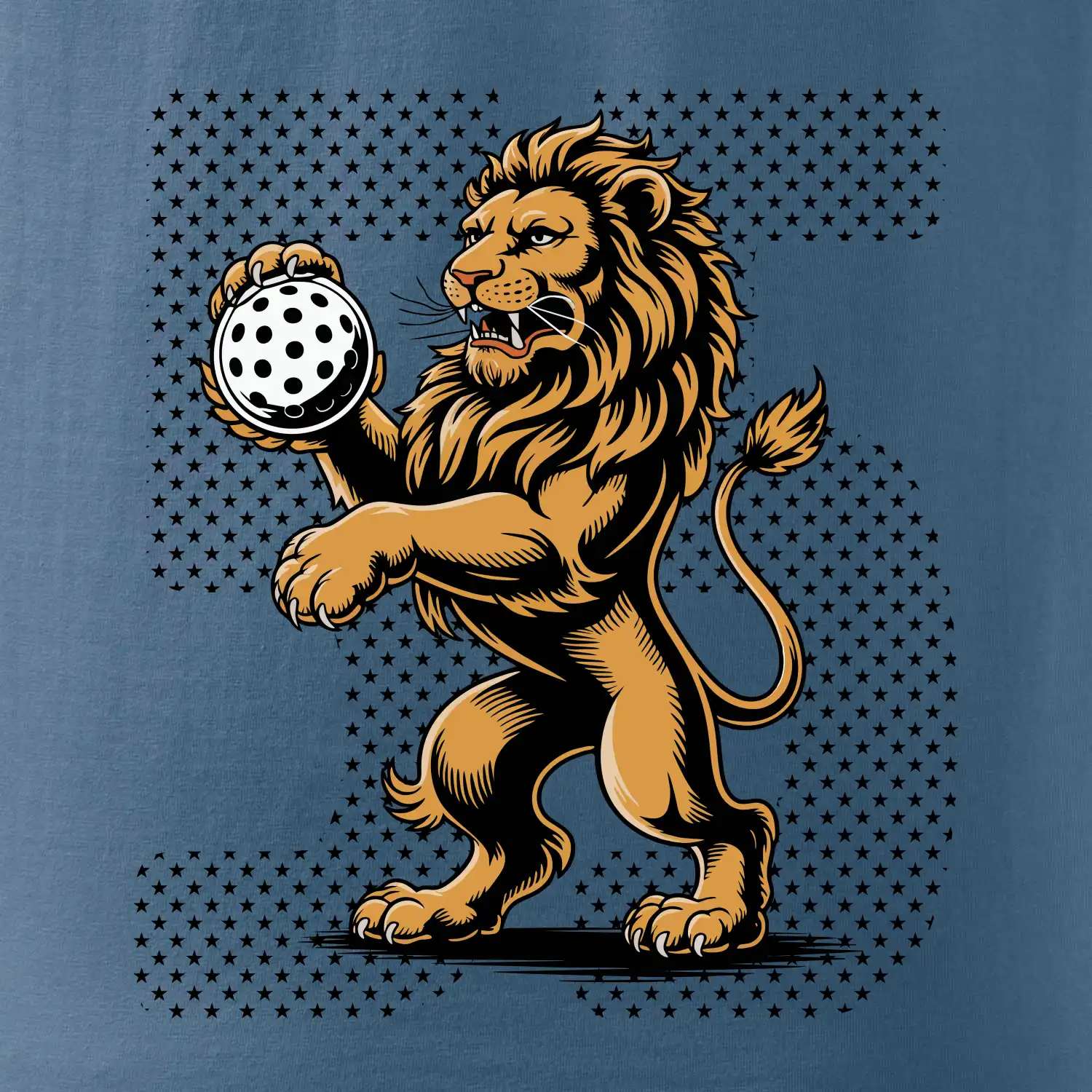 Floorball lev stojící a číslo