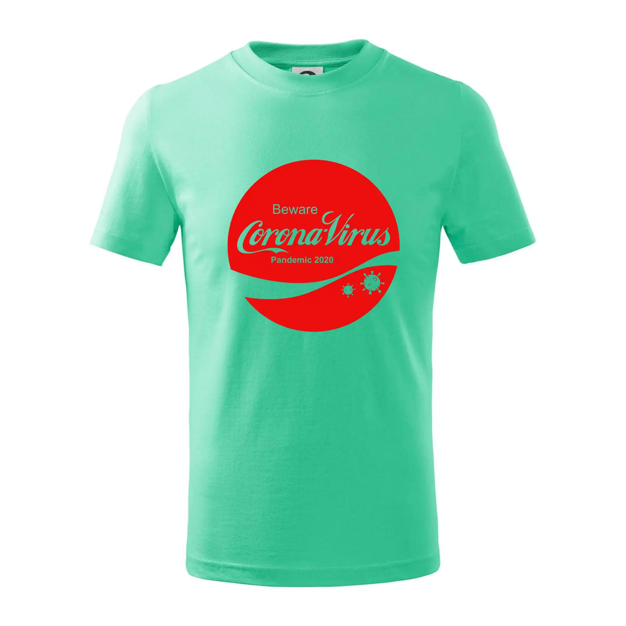 Corona virus pandemic logo - Tričko detské bavlnené