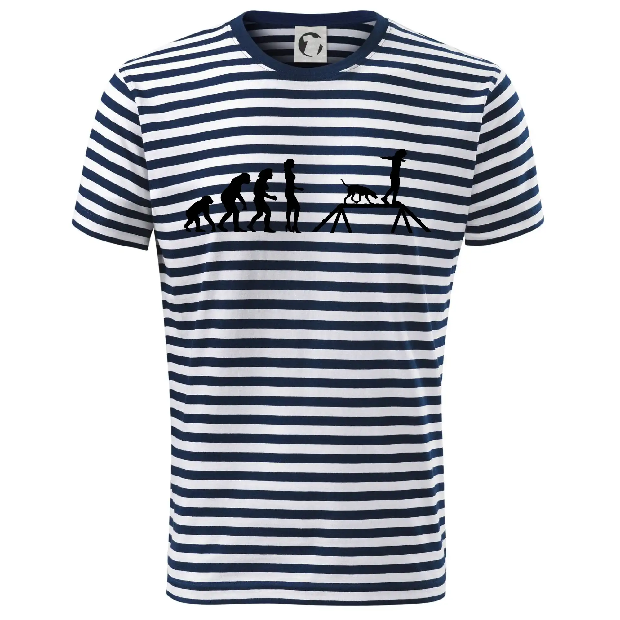 Tričká s potlačou evolúcia - Evolúcia agility žena - Dětské triko na vodu