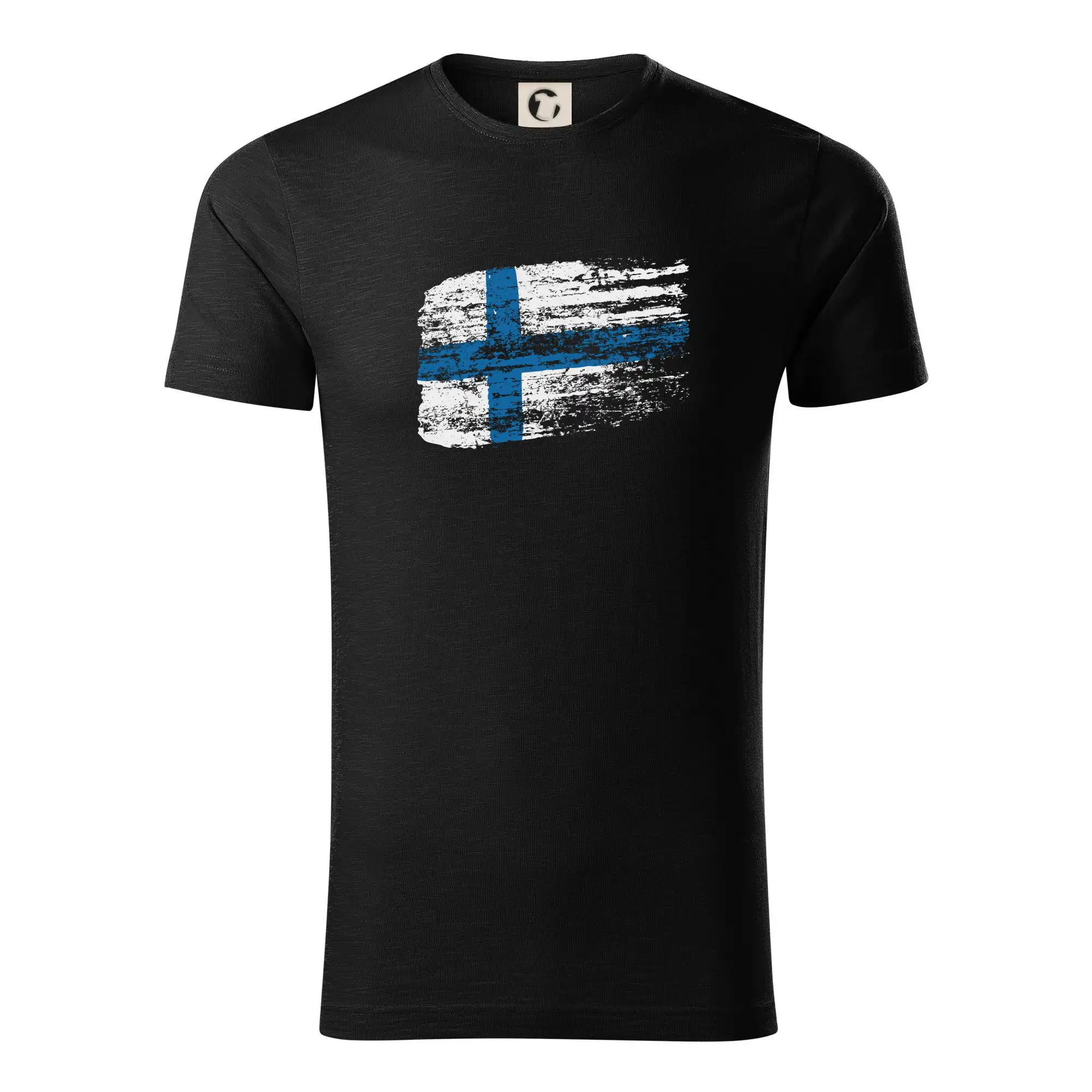 Motívy štátnych vlajok - Fínsko vlajka - Tričko z organickej bavlny