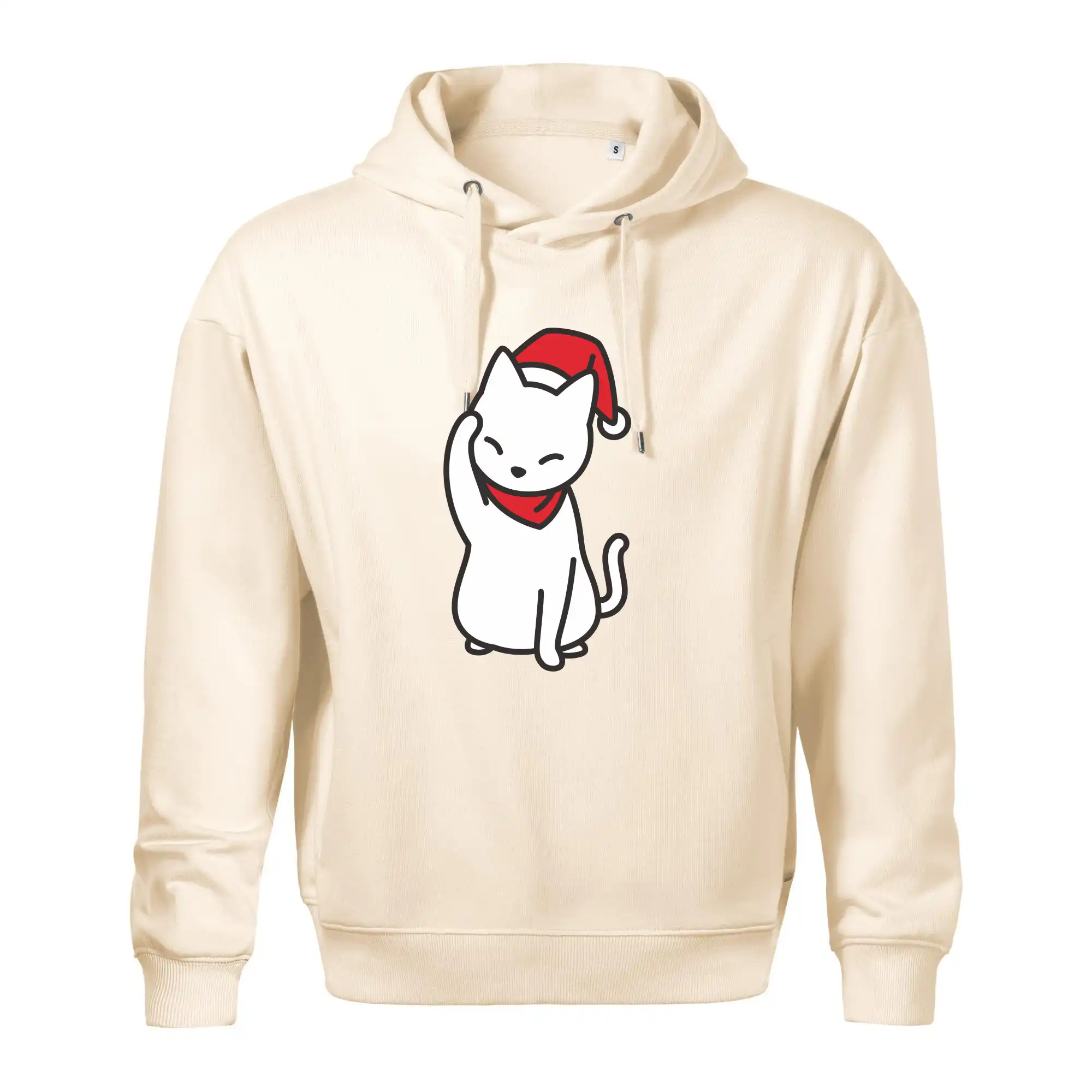 Vánoční kočka mávající