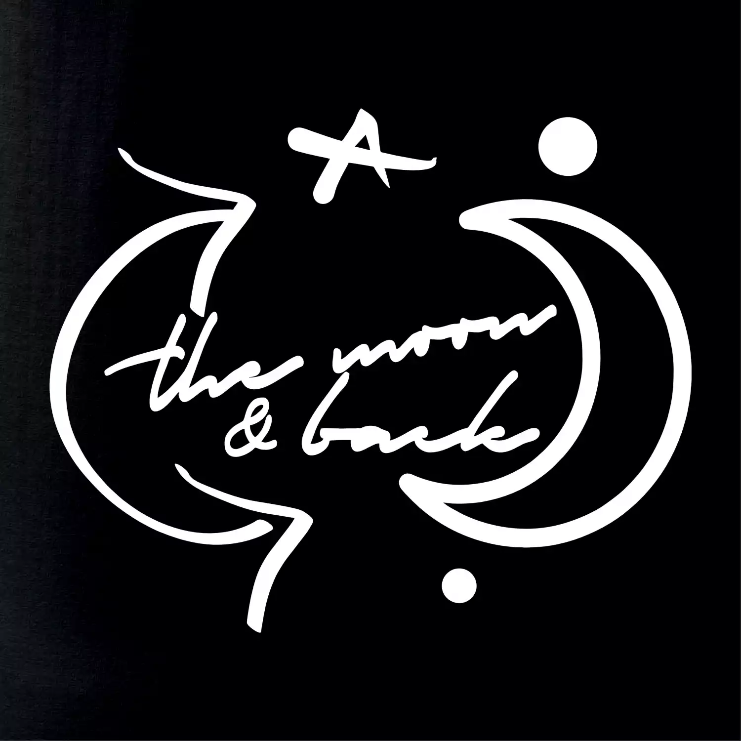 The moon and back
