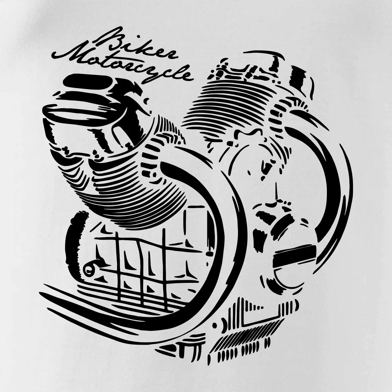 Biker Motorcycle motor