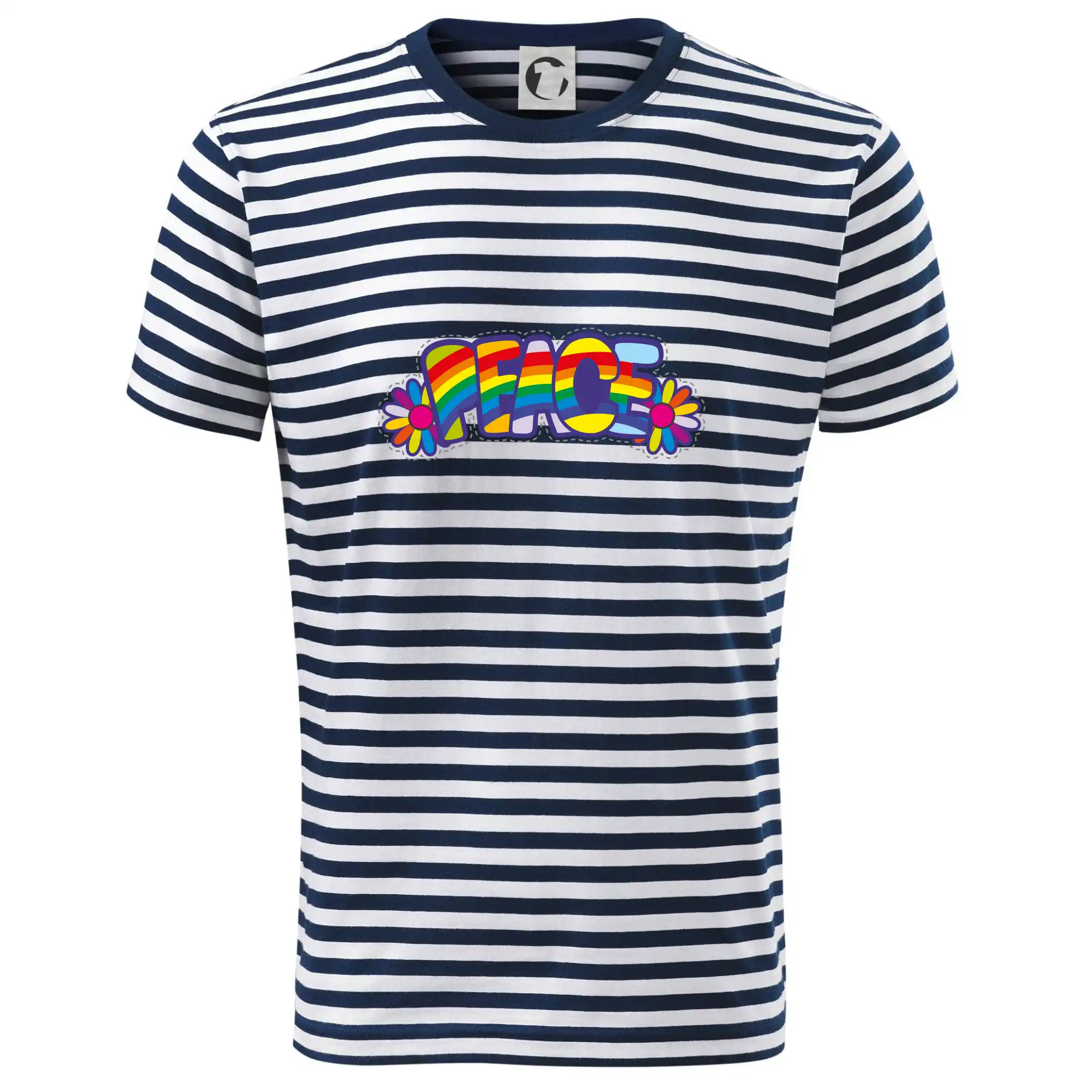 Peace nápis duhový