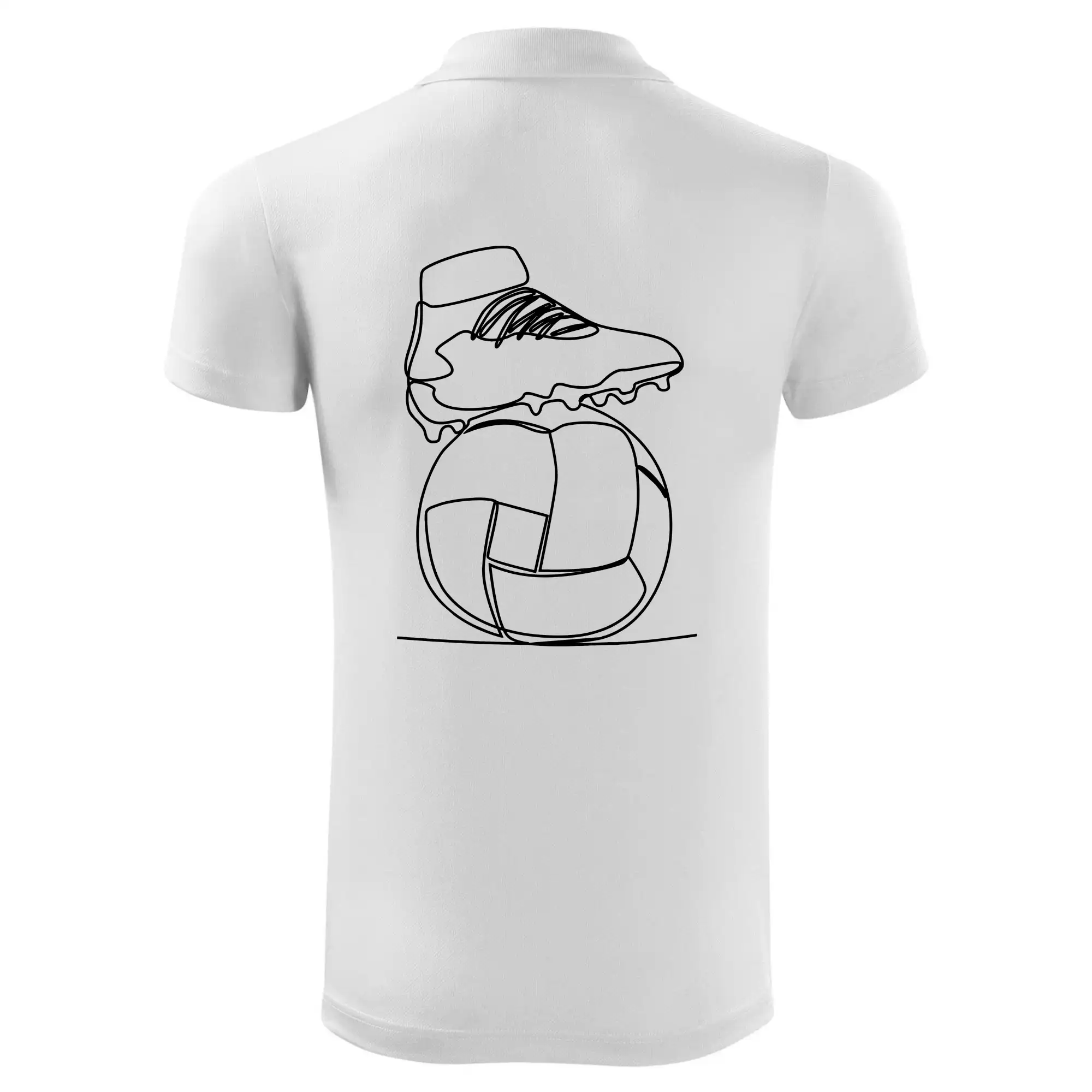 Fotbalový míč kopačka jedním tahem