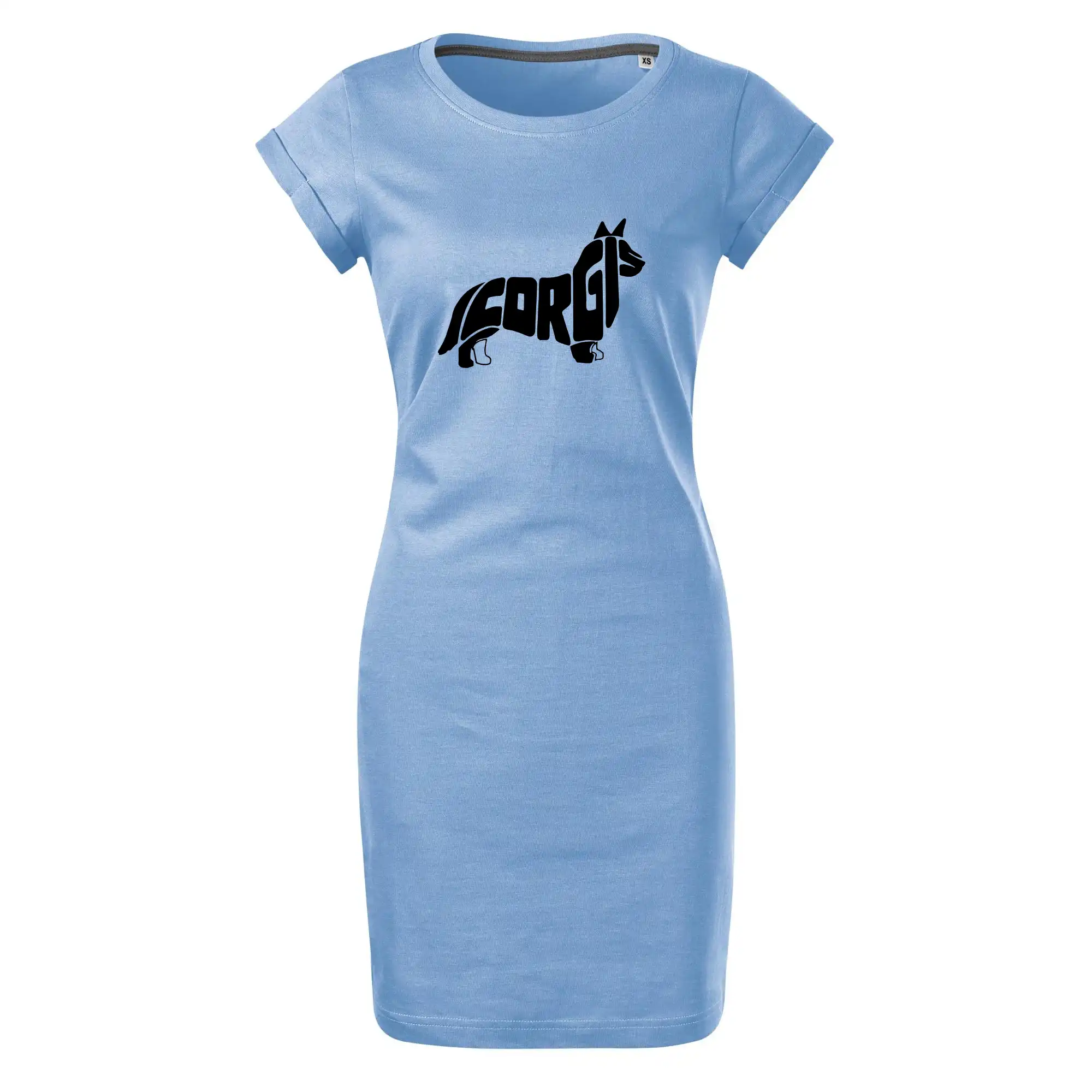 Corgi - nápis v těle