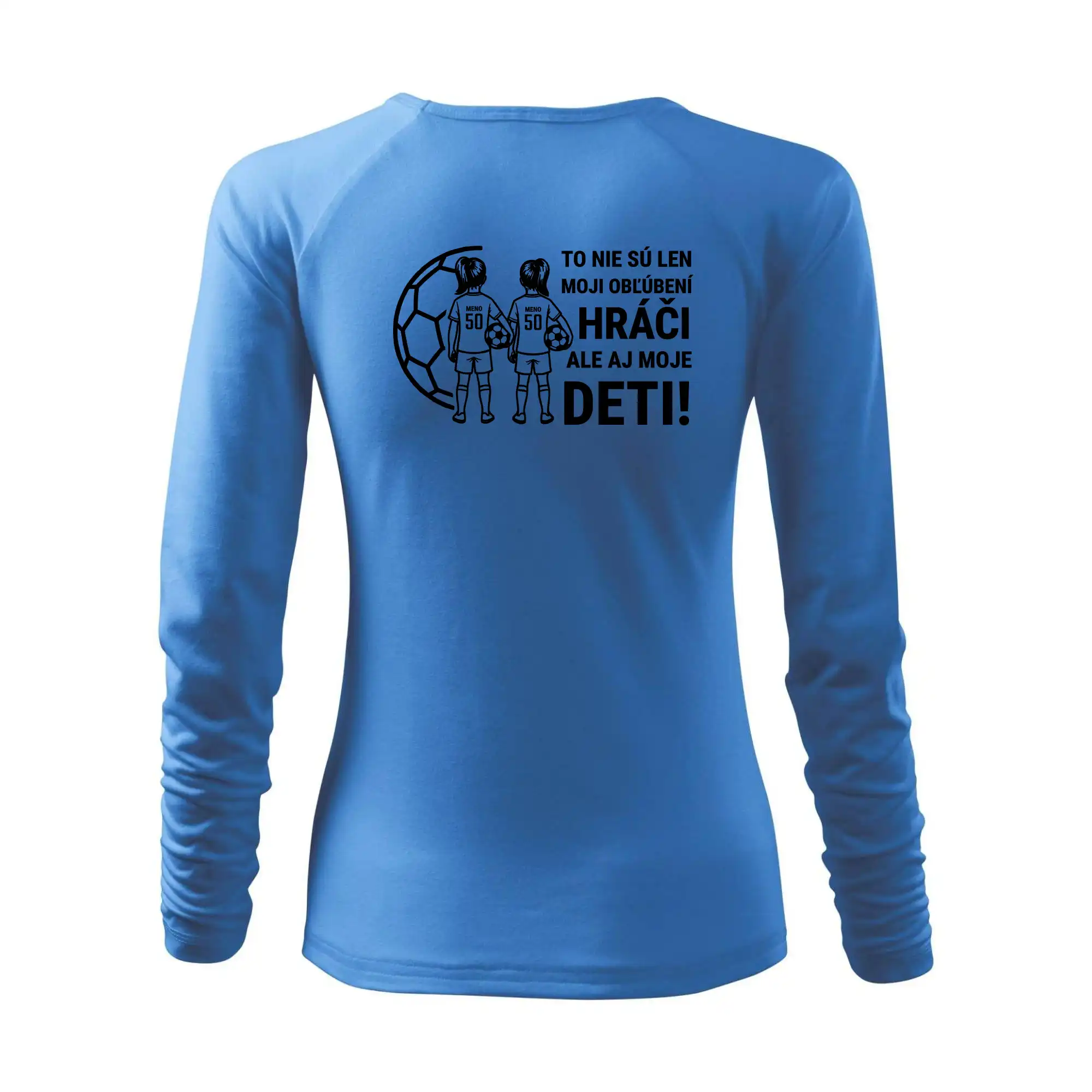 Futbalová mama - Dve dcéry (vaše meno a číslo)