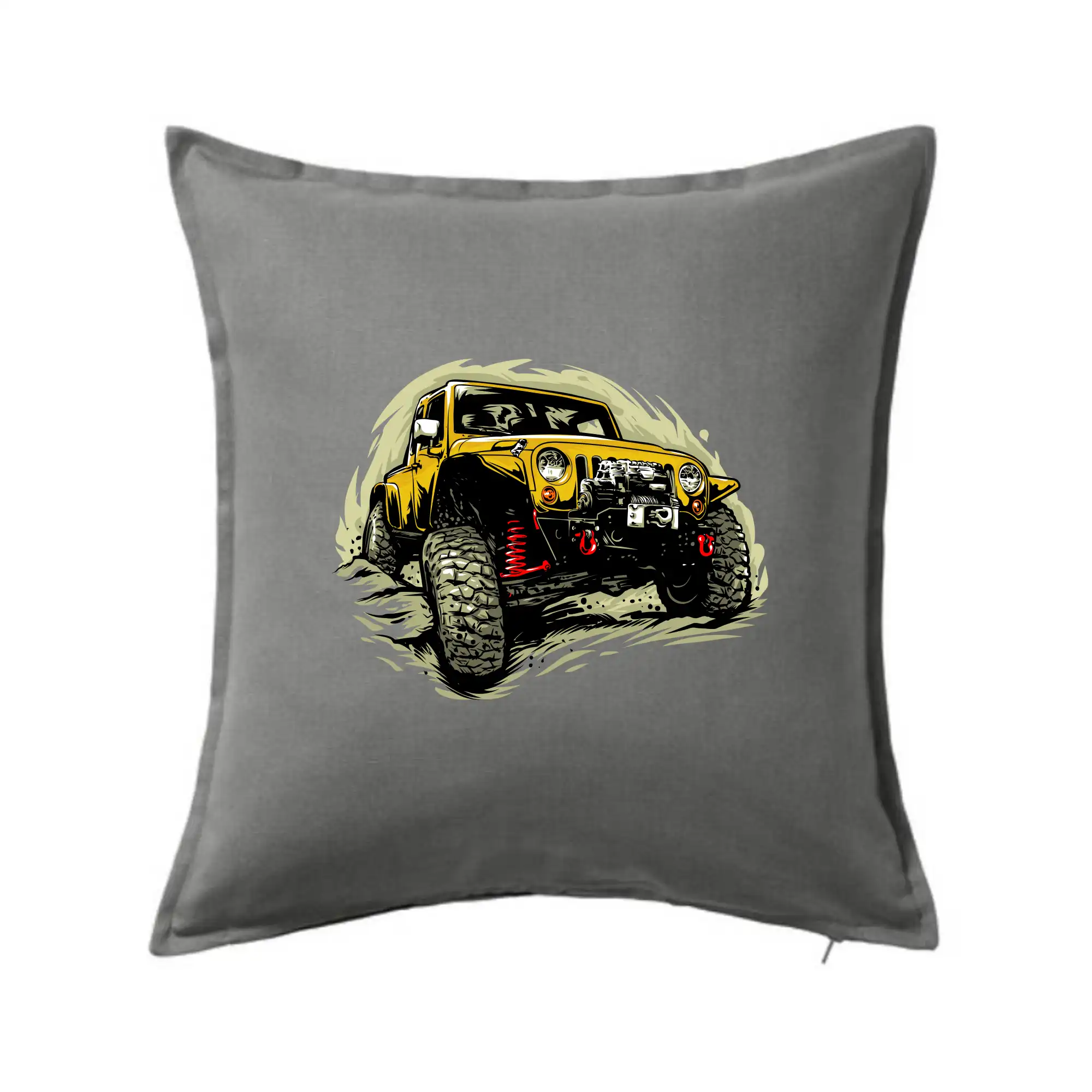 Žlutý offroad s navijákem