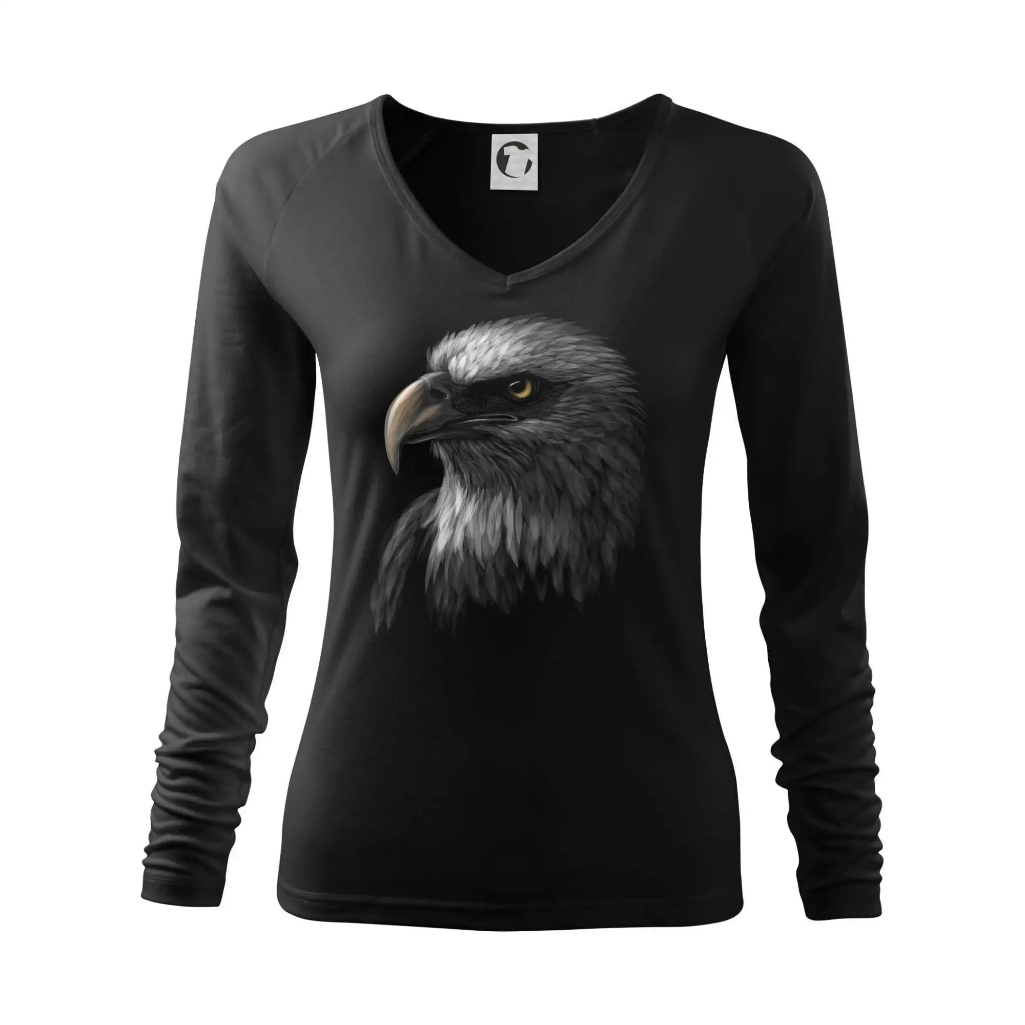 Tričká so zvieratami - Orol portrét - Tričko dámske Elegance