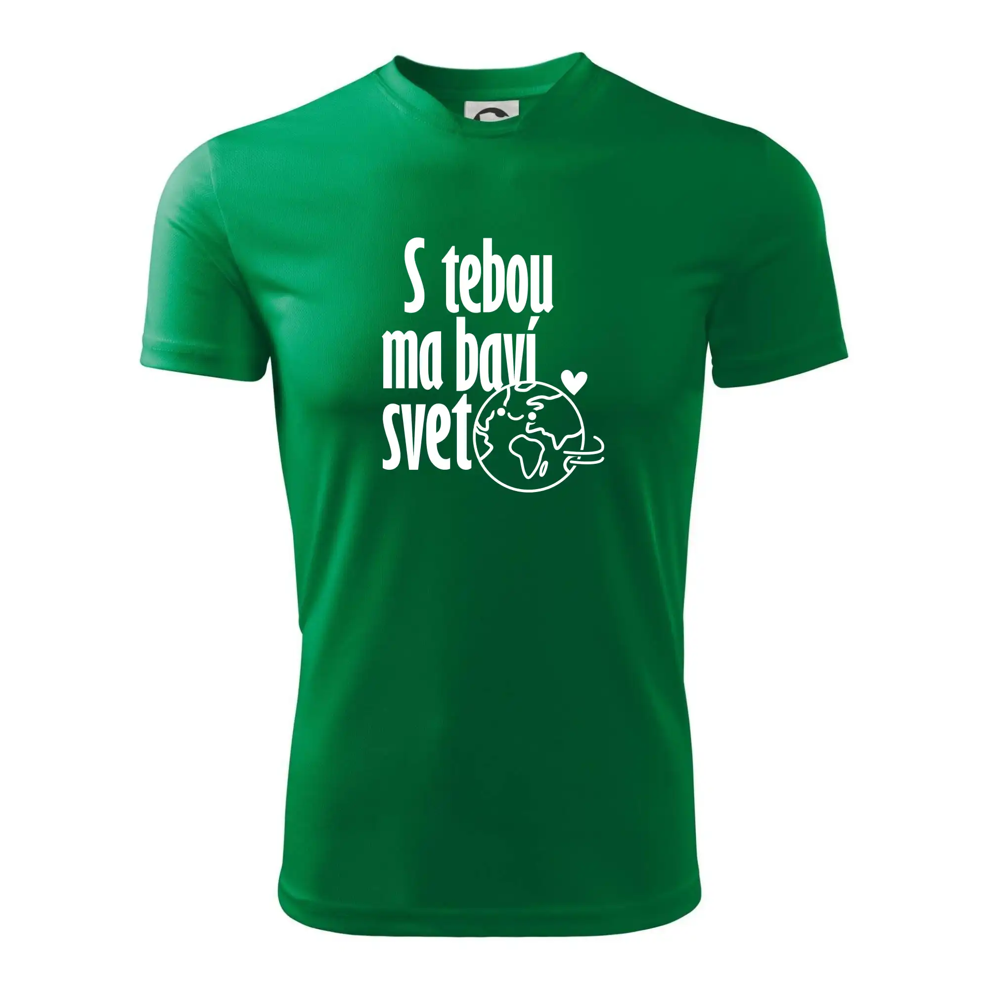 S tebou ma bavi svet SK - Pánske tričko Fantasy športové