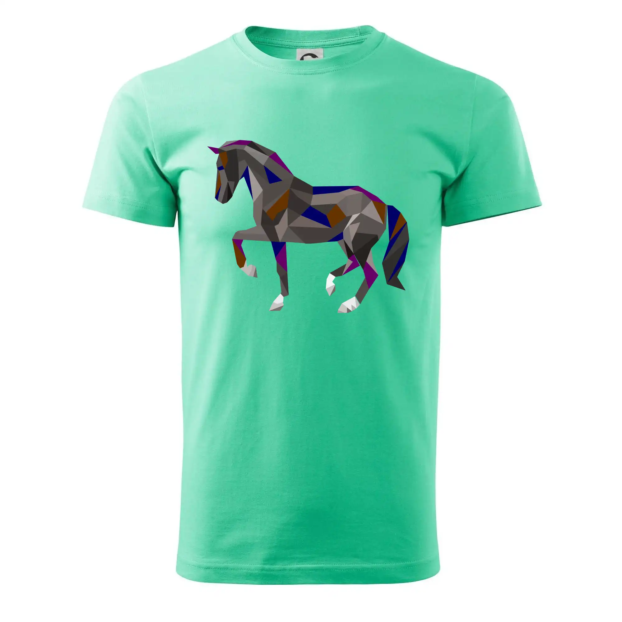 Kůň geometrie barevný