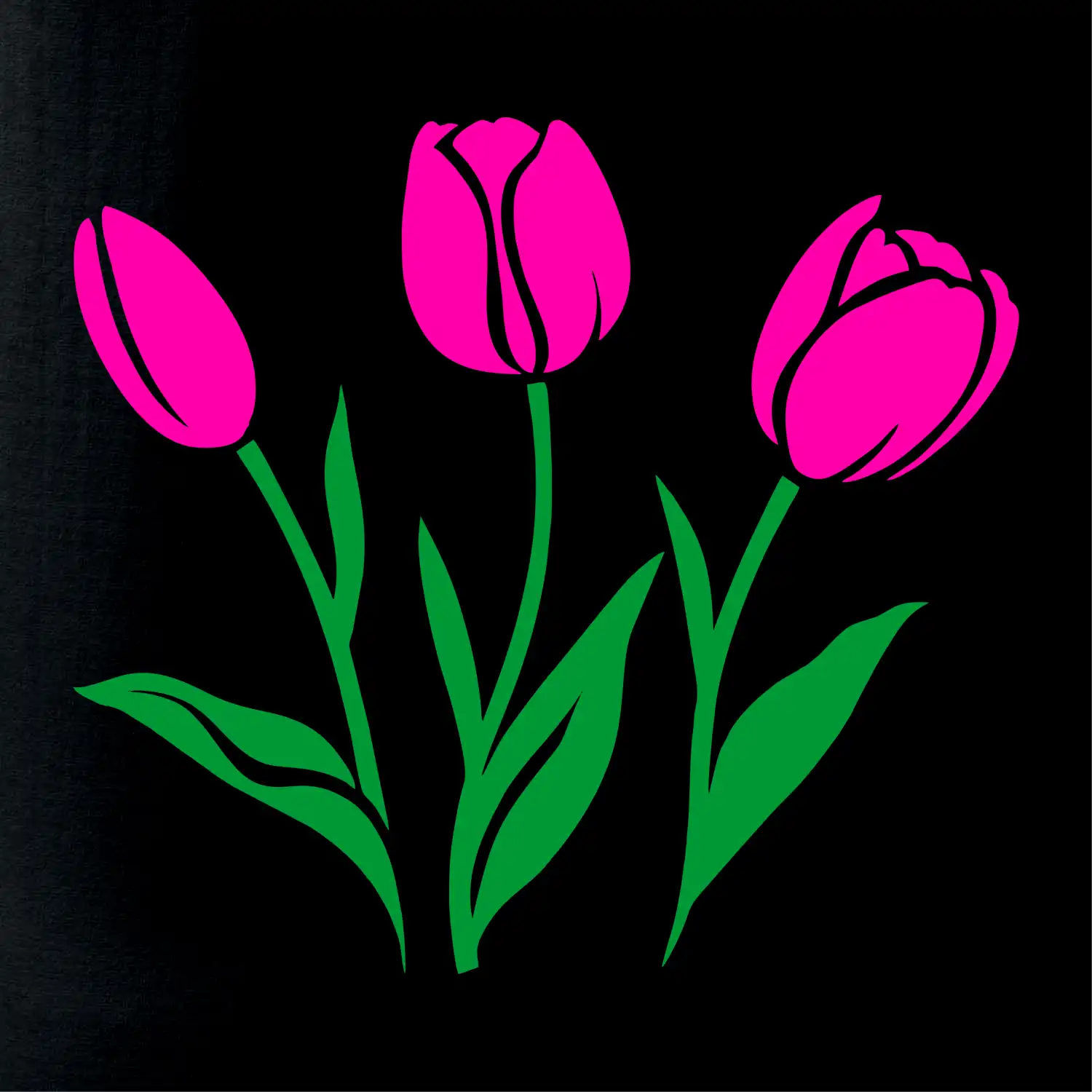 Tři tulipány