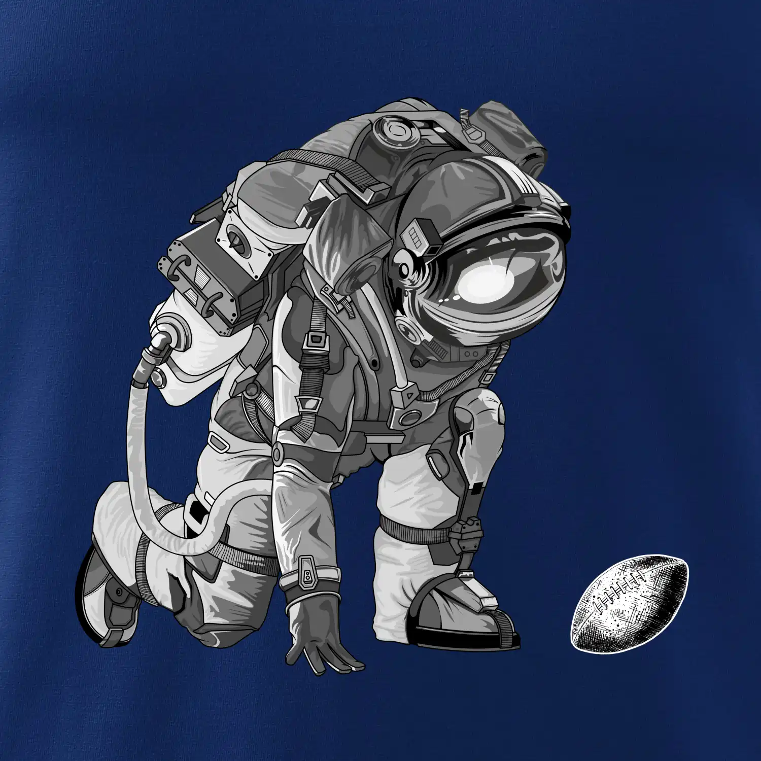 Americký fotbal astronaut