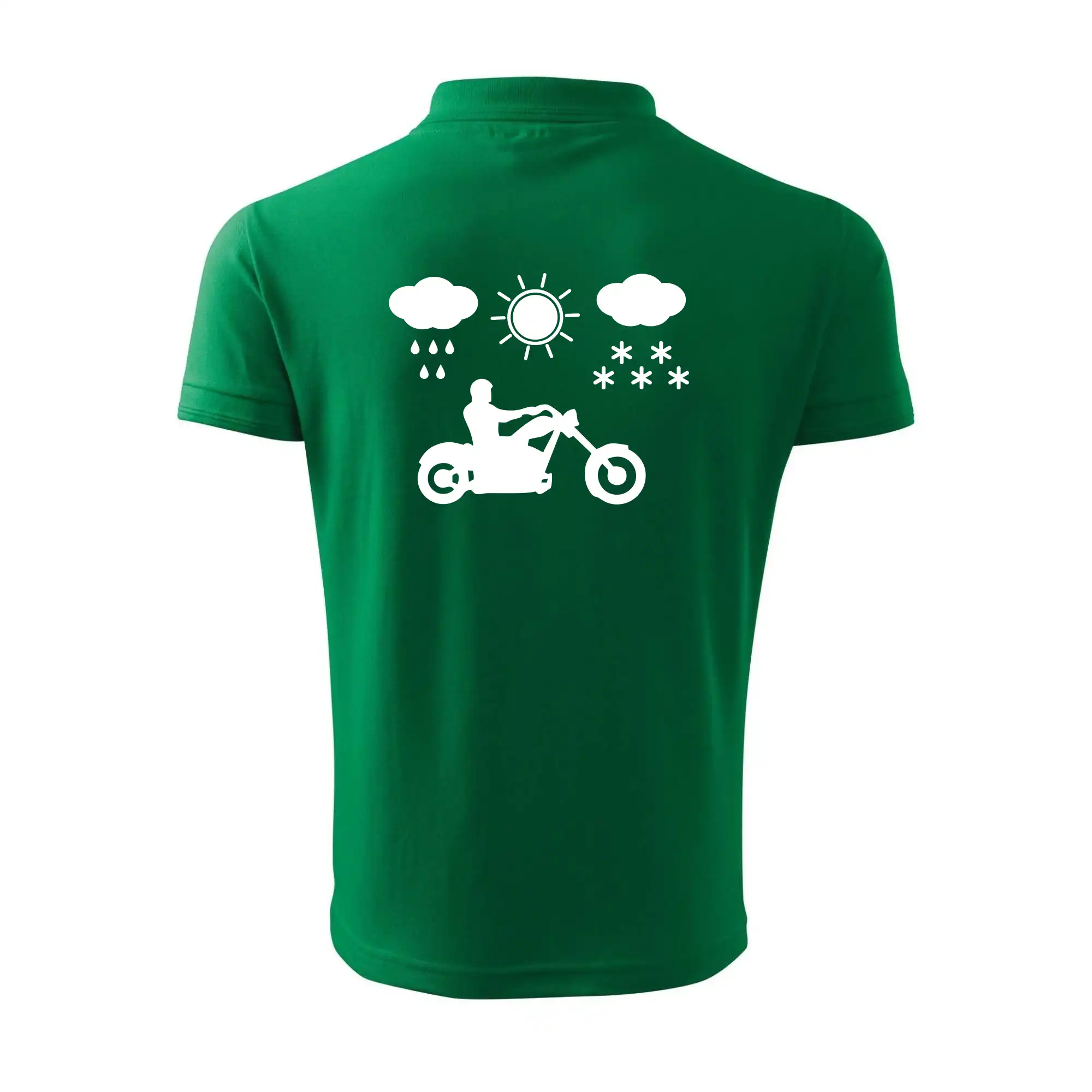 Motorkář za každého počasí - chopper