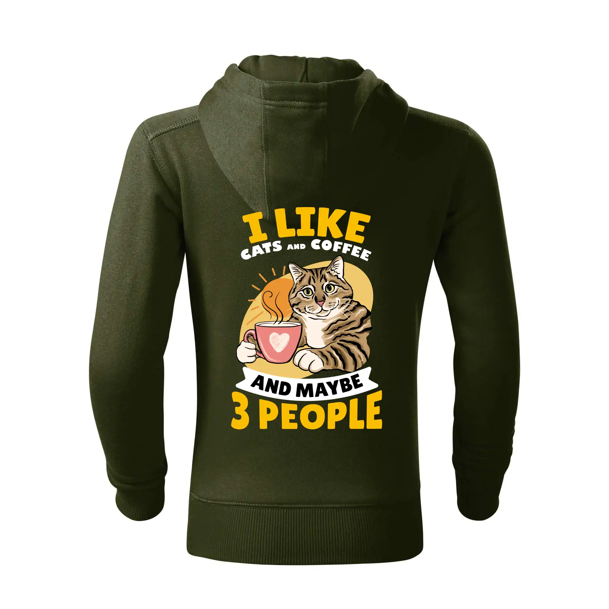 I like cats and coffee and maybe 3 people