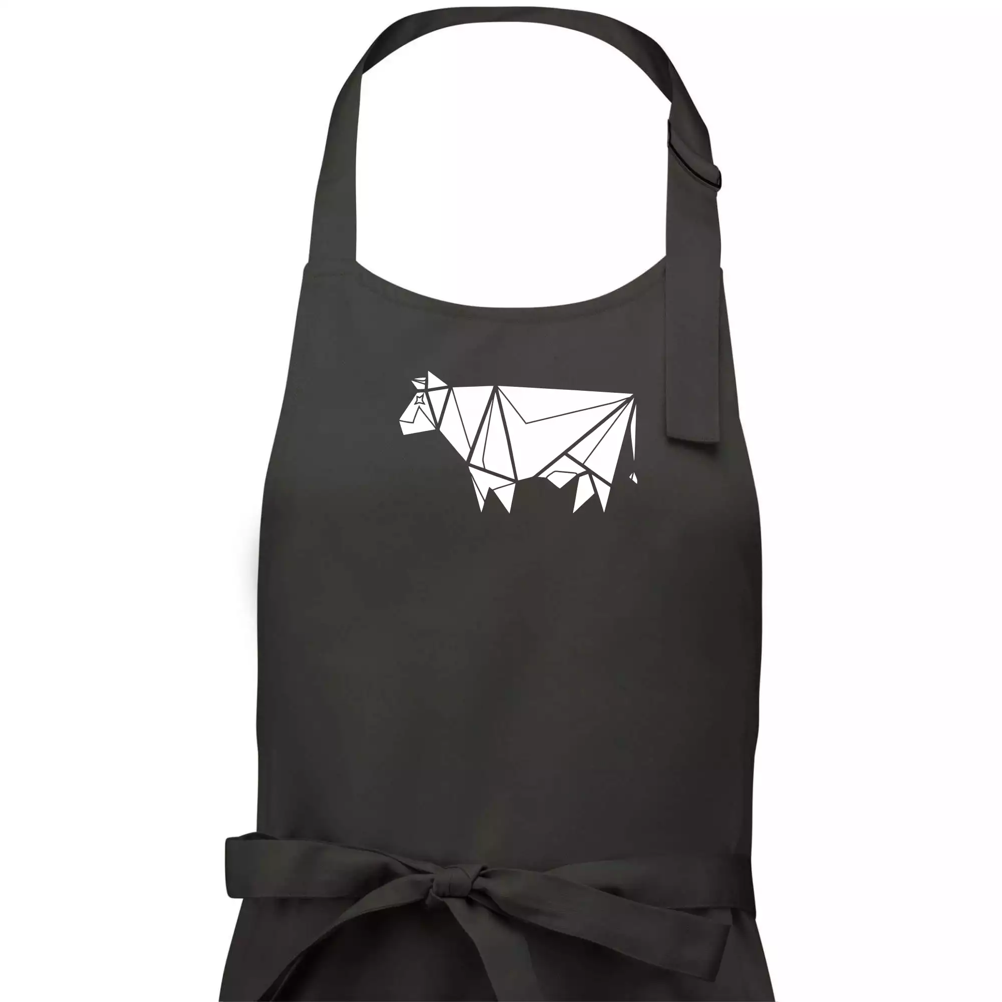 Origami kráva z boku